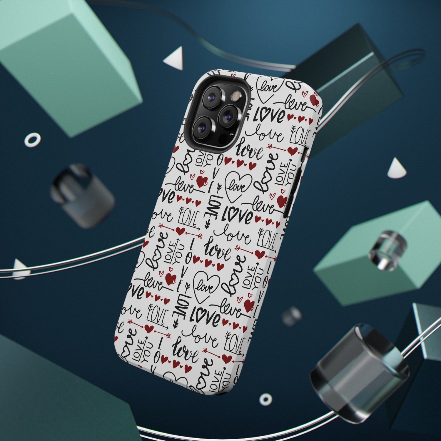 Impact-Resistant Cases-Valentine's Day Love