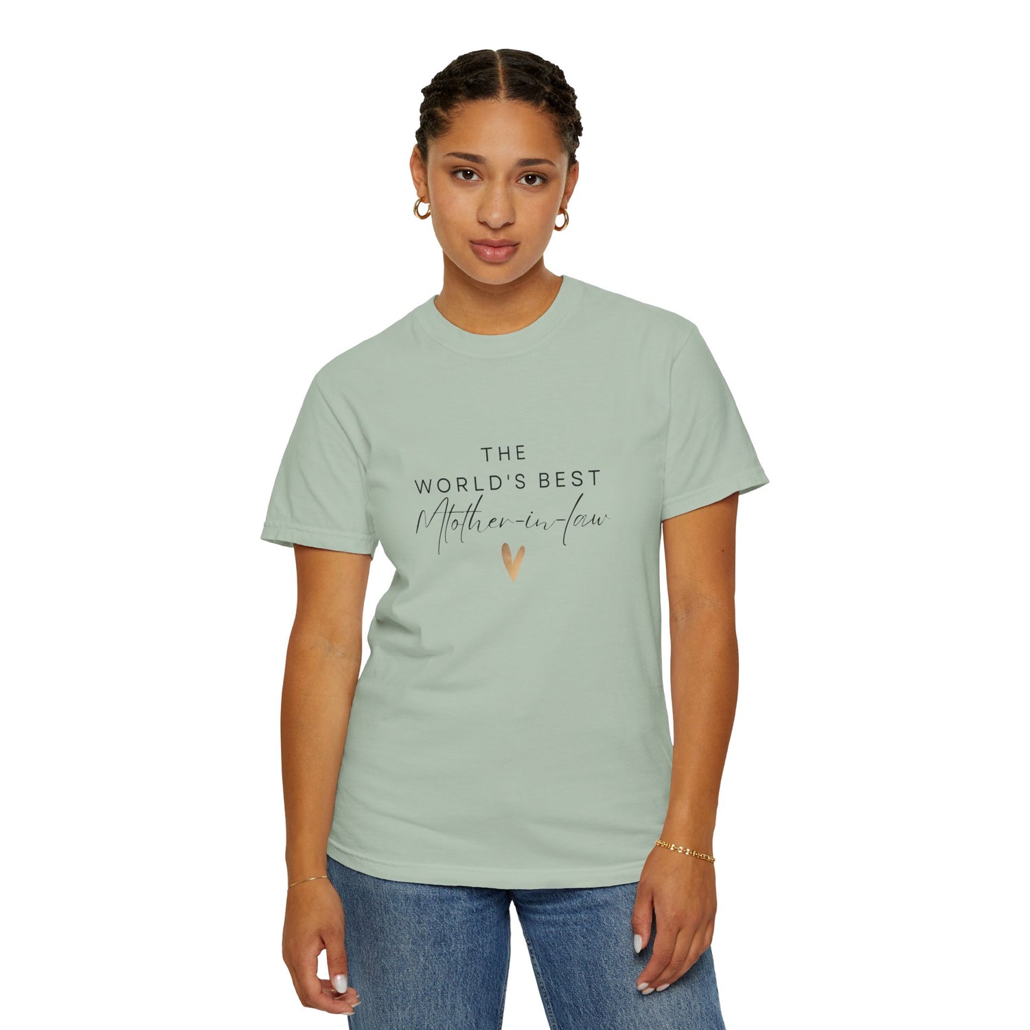 World's Best Mother Unisex Garment-Dyed T-Shirt | Perfect Gift for Mom, Mother's Day, Birthday, Family Reunion, Casual Wear