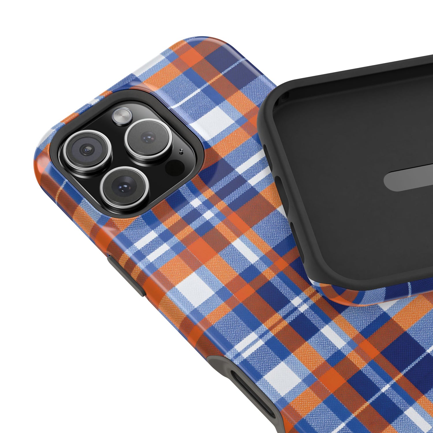 Impact-Resistant Phone Case- Florida Plaid