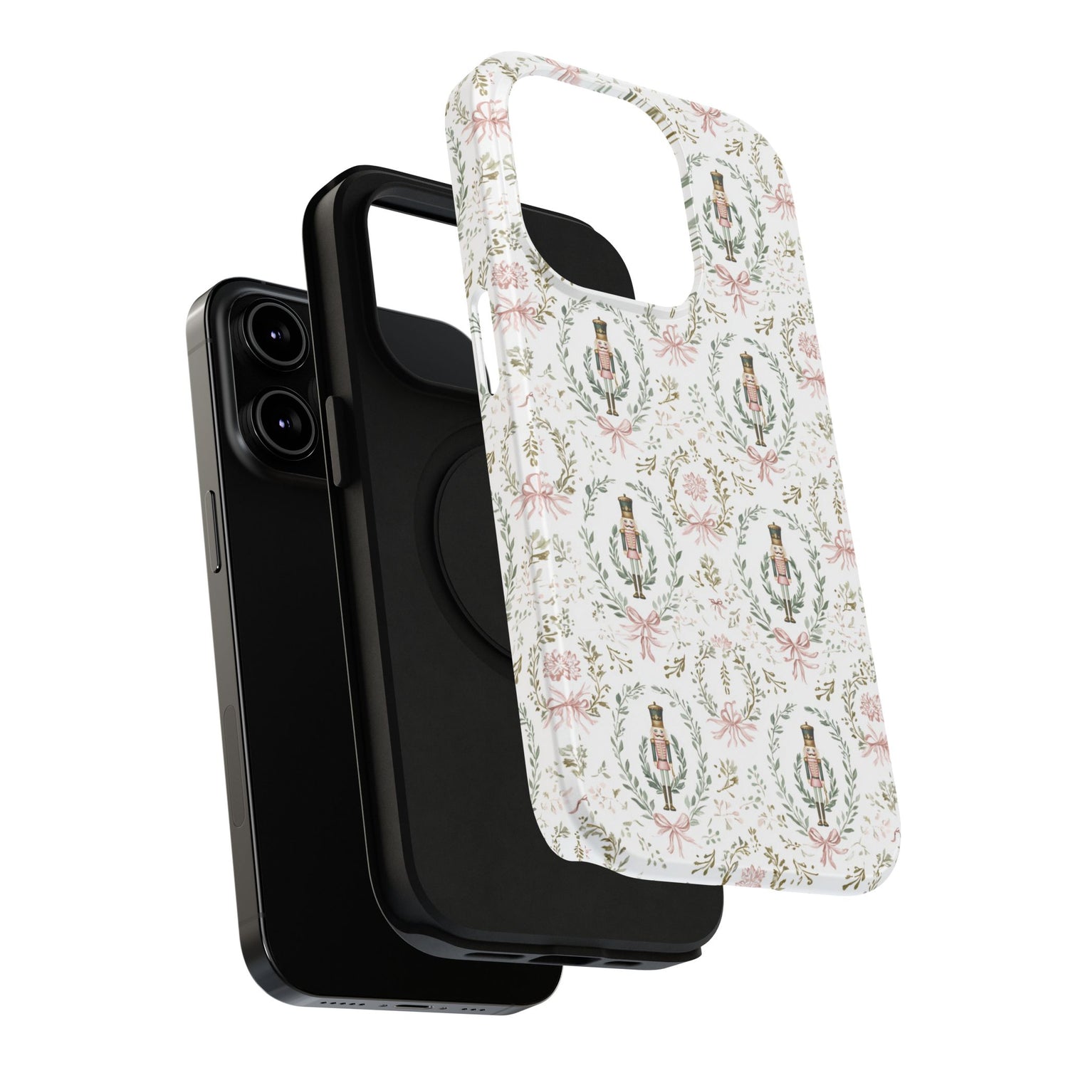 Impact-Resistant Phone Case- Nutcracker Floral