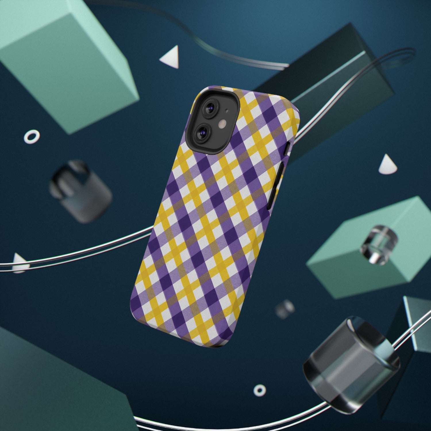 Phone Case | Impact-Resistant Louisiana Plaid