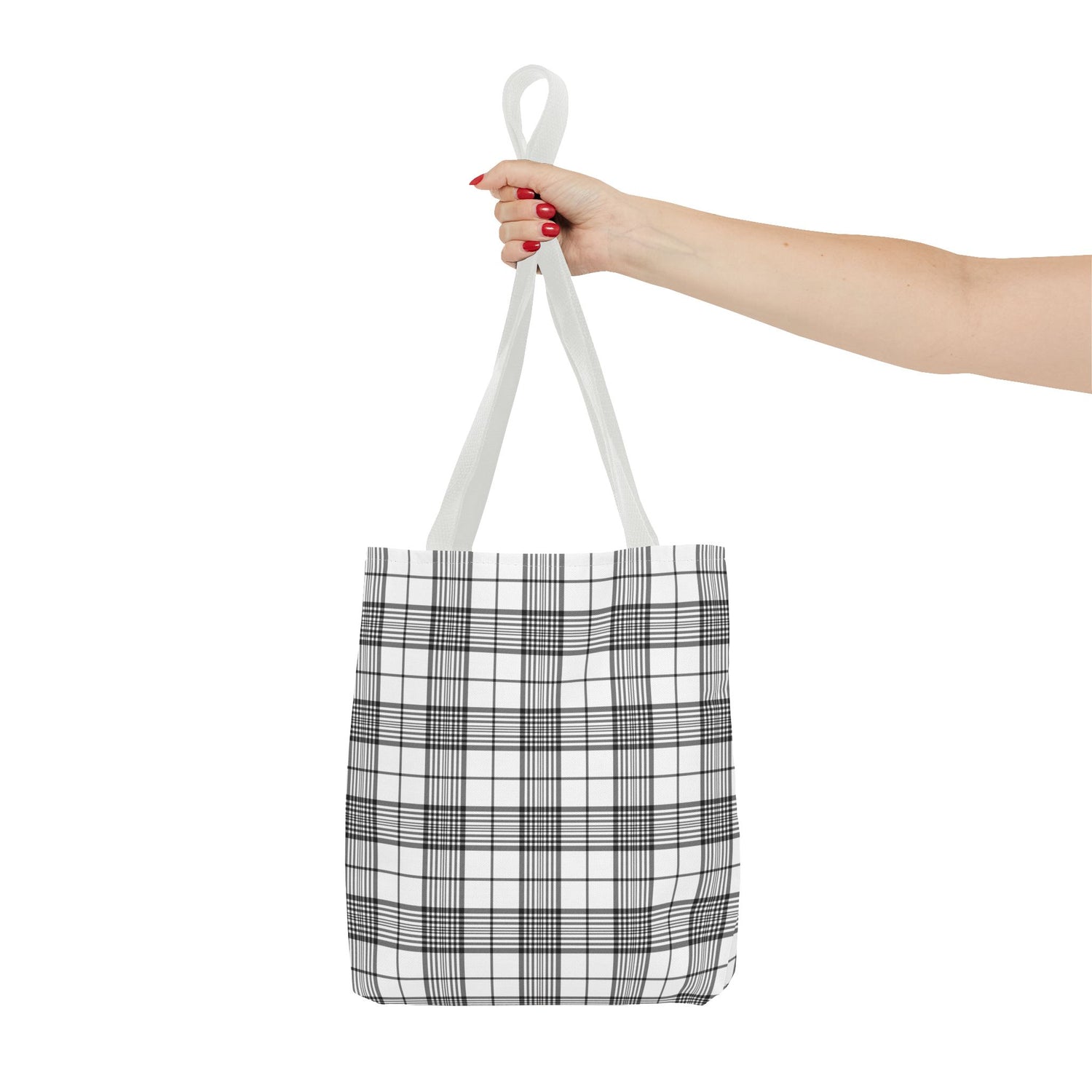 Farmhouse Plaid Tote Bag