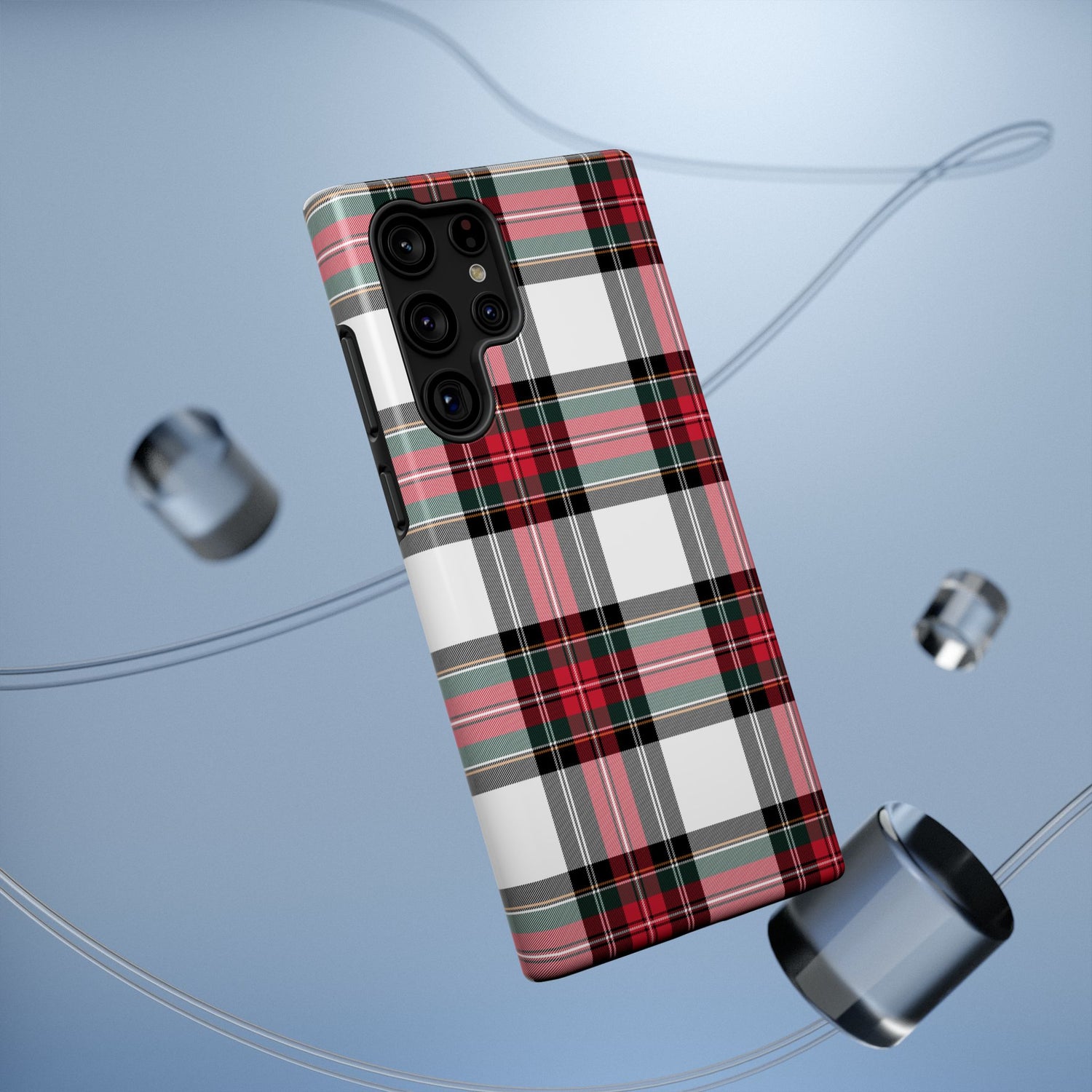 New Tartan Christmas Plaid Impact-Resistant Cases, iPhone, Samsung