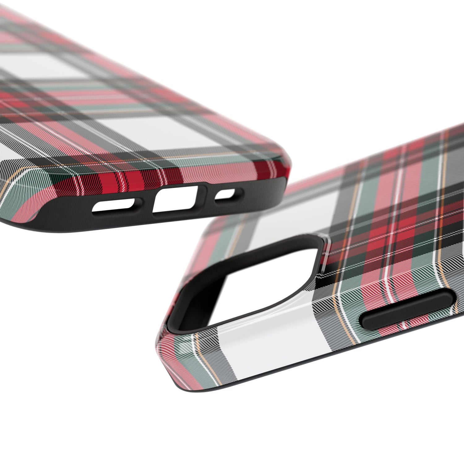New Tartan Christmas Plaid Impact-Resistant Cases, iPhone, Samsung