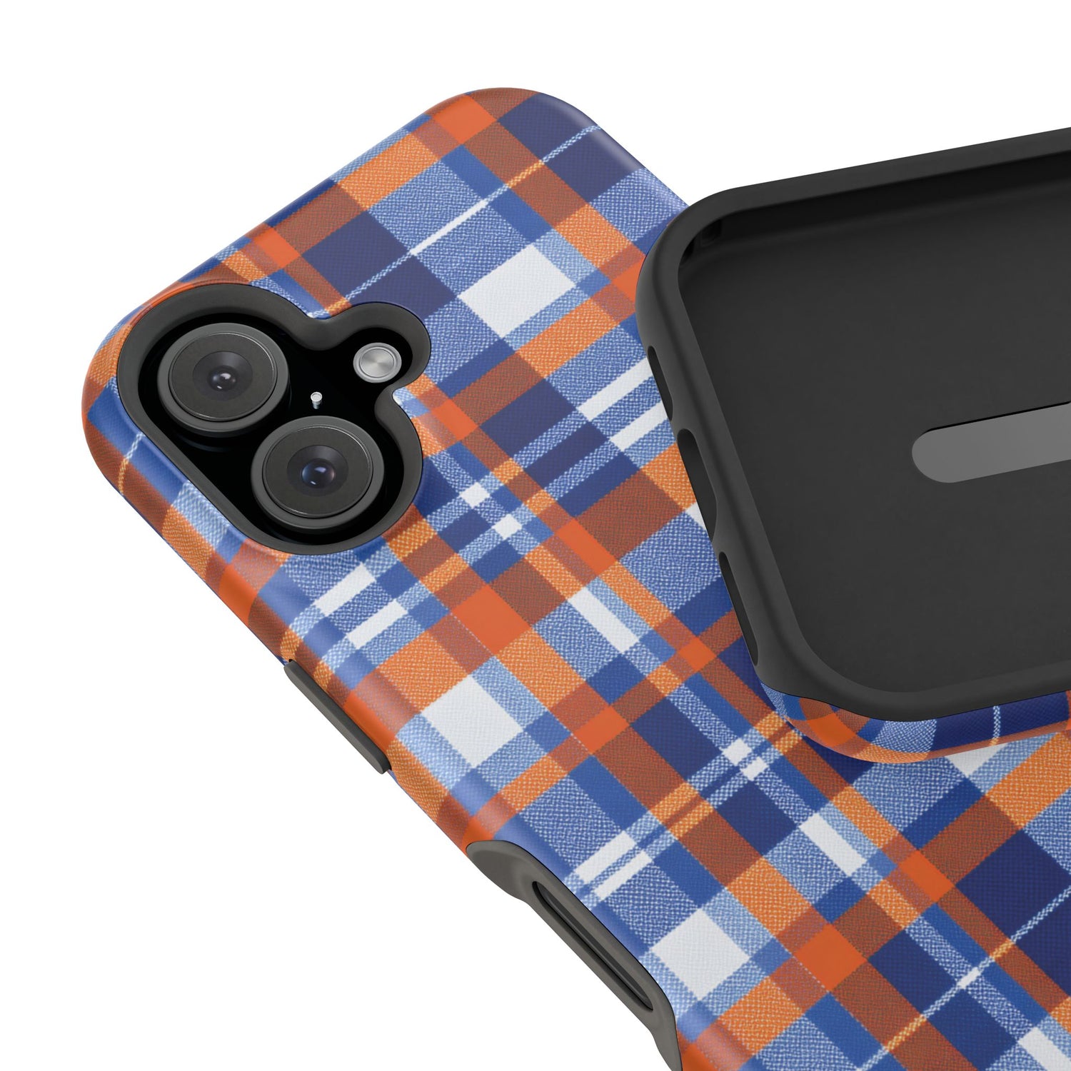 Impact-Resistant Phone Case- Florida Plaid