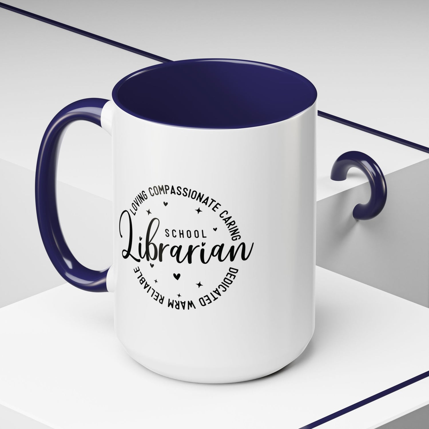 Librarian Love Coffee Mug | Gift for Teachers, School Librarians, Reading Enthusiasts, Book Lovers, Graduation