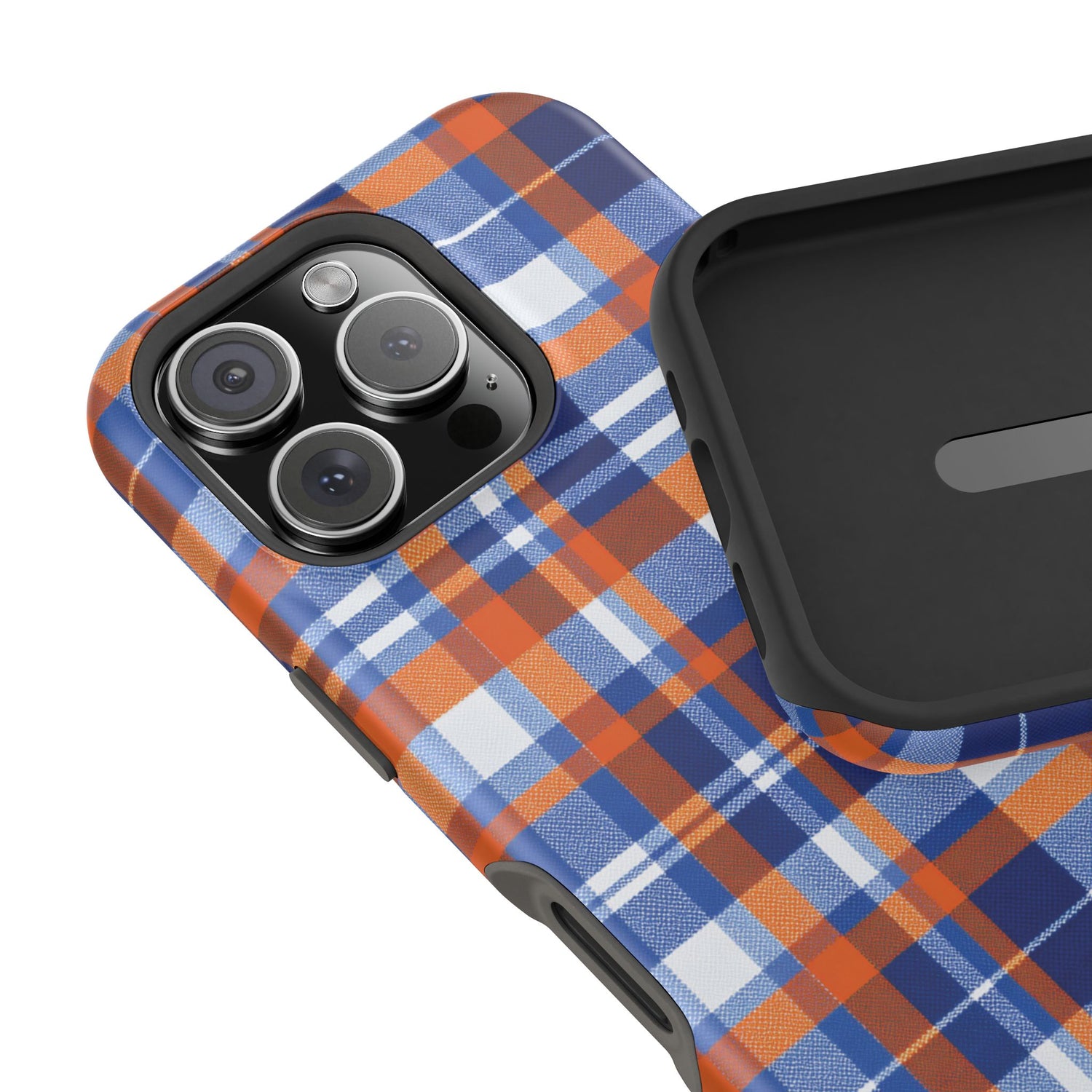 Impact-Resistant Phone Case- Florida Plaid