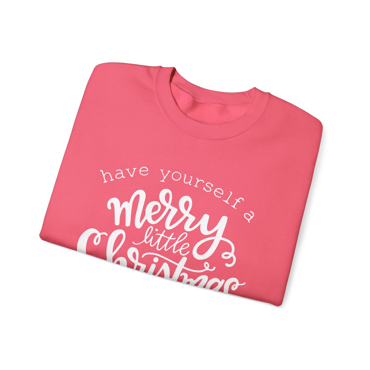 Festive Merry Little Christmas Gildan Sweatshirt