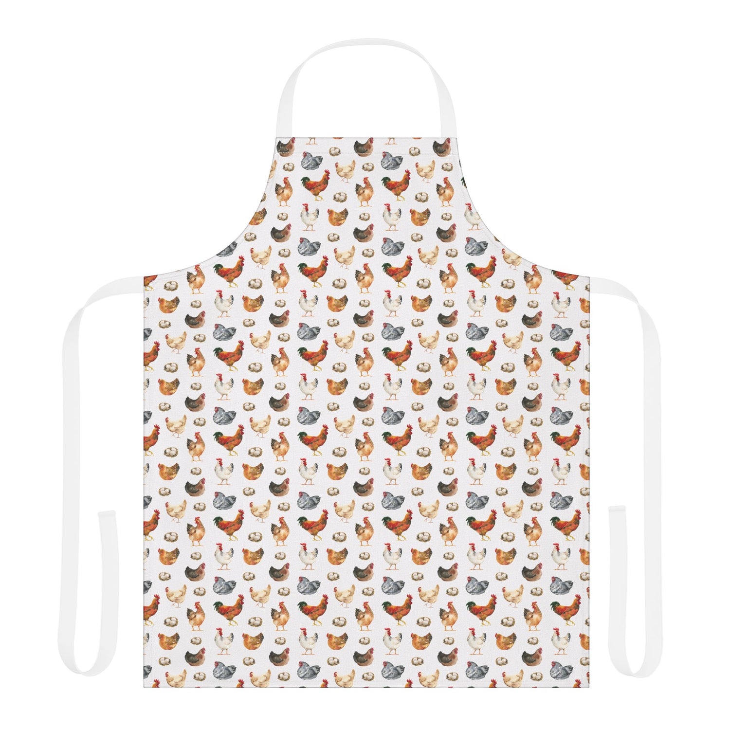 Charming Chicken Apron for Home Chefs, Cute Cooking Gift, Farmhouse Kitchen Decor, Party Apron for Gatherings, Unique Culinary Accessory