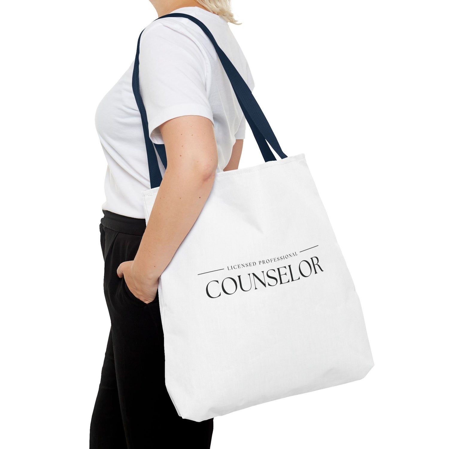 Licensed Counselor Tote Bag | Eco-Friendly Shopping Bag | Gift for Counselors, Therapist Tote, Daily Use Bag, Professional Accessory