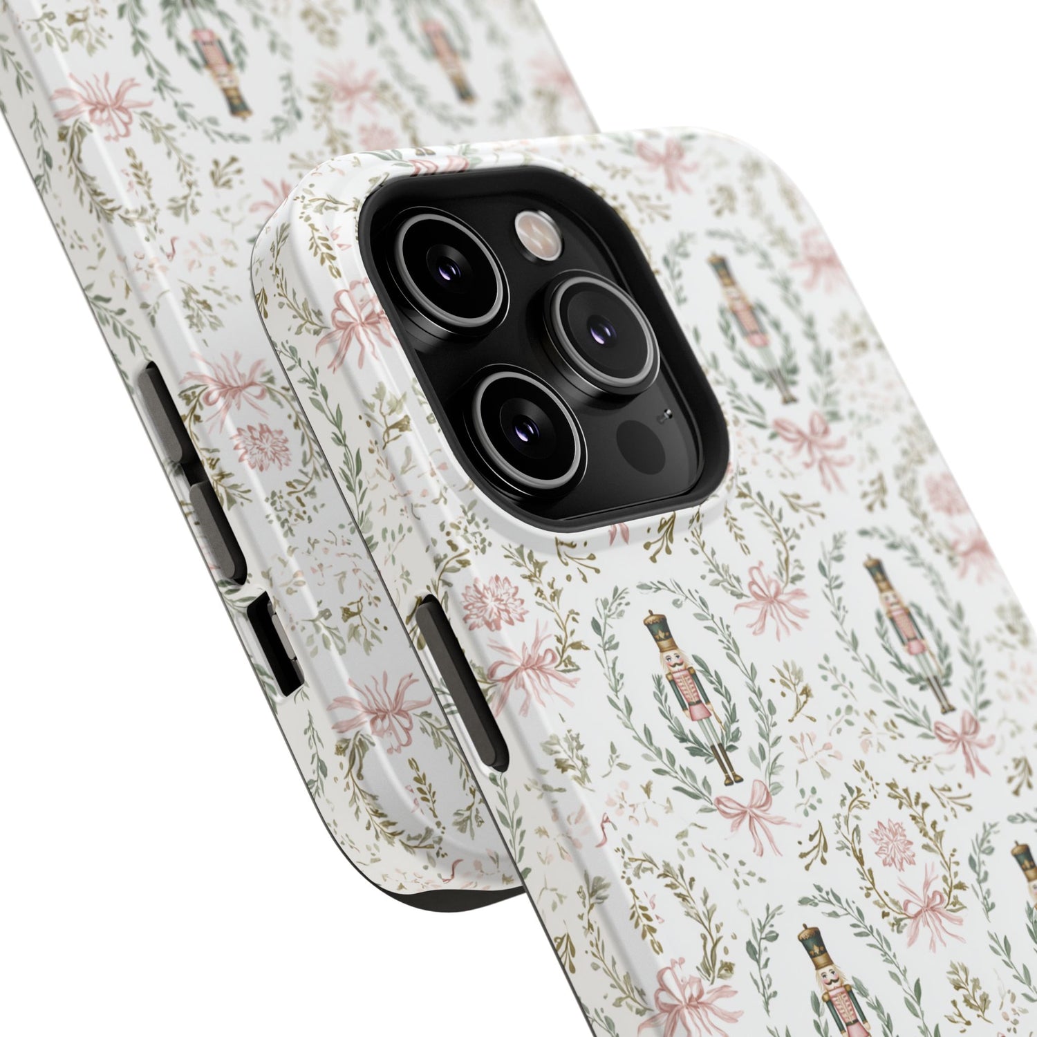 Impact-Resistant Phone Case- Nutcracker Floral