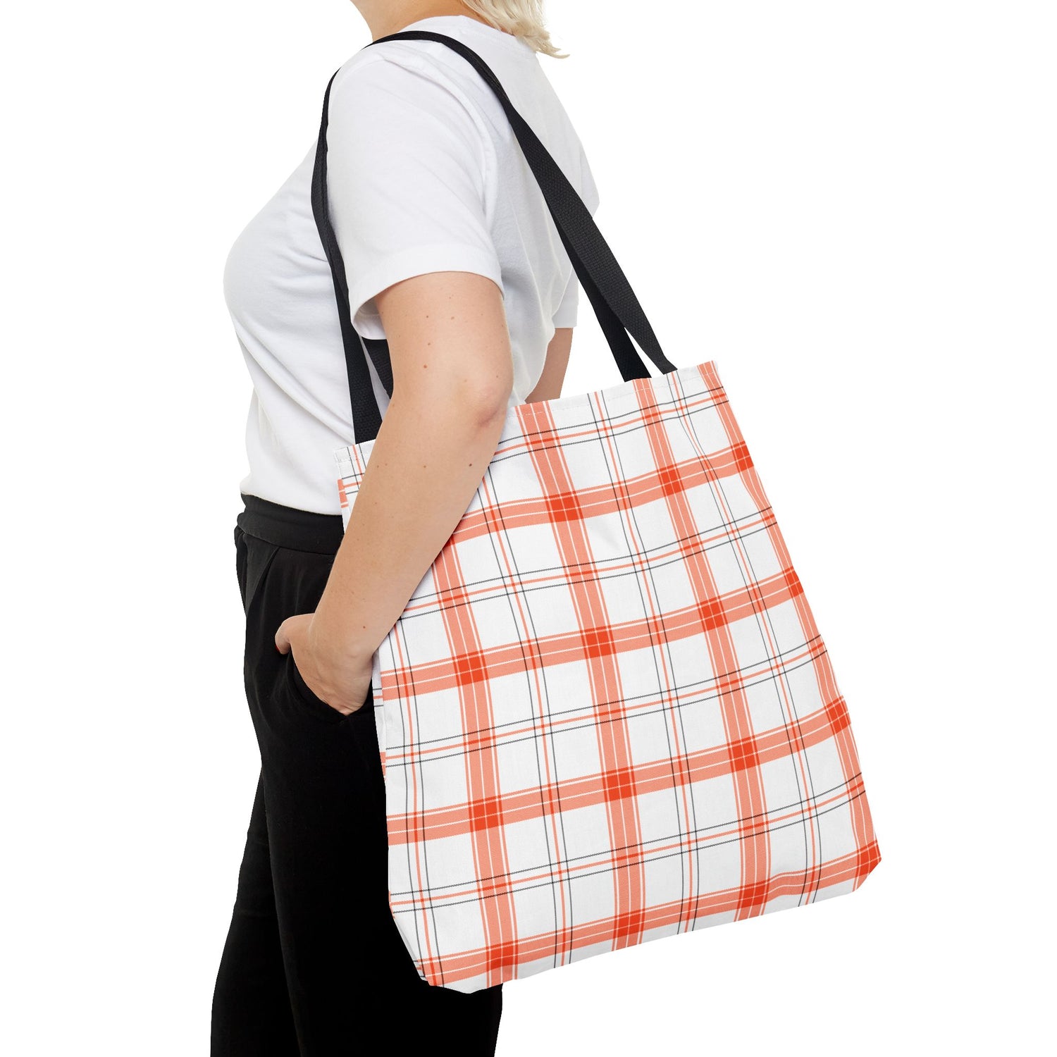 Fall Plaid Tote Bag