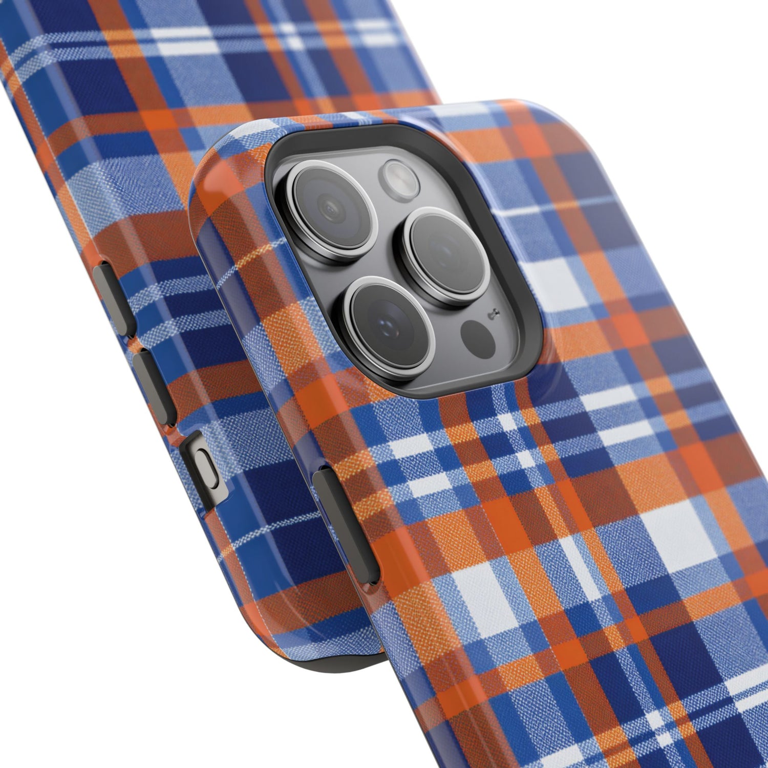 Impact-Resistant Phone Case- Florida Plaid