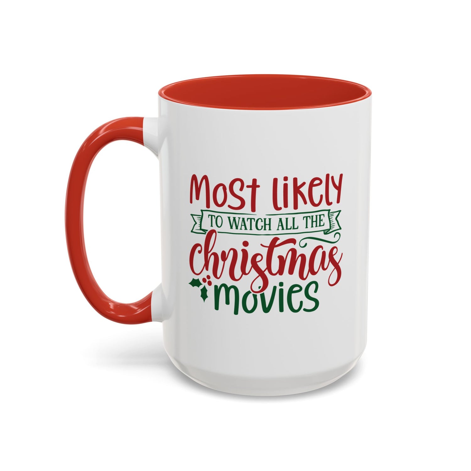 Double-Sided Christmas Movie Mug, Holiday Coffee Cup