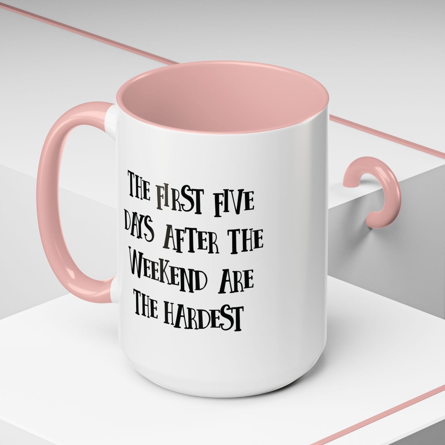 Motivational Coffee Mug, Cute Coffee Cup, Office Humor Mug, Gift for Her, Inspirational Tea Mug, Weekend Recovery Cup