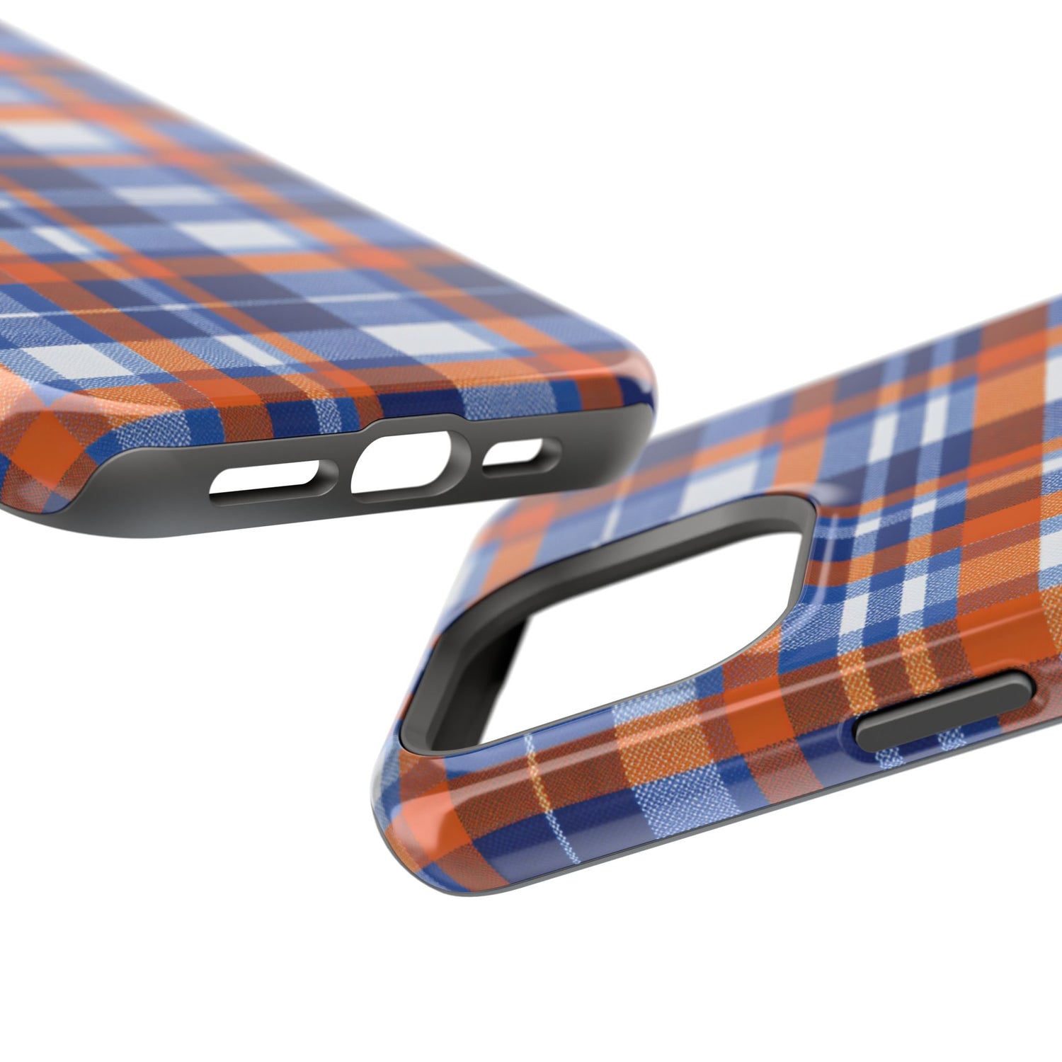 Impact-Resistant Phone Case- Florida Plaid