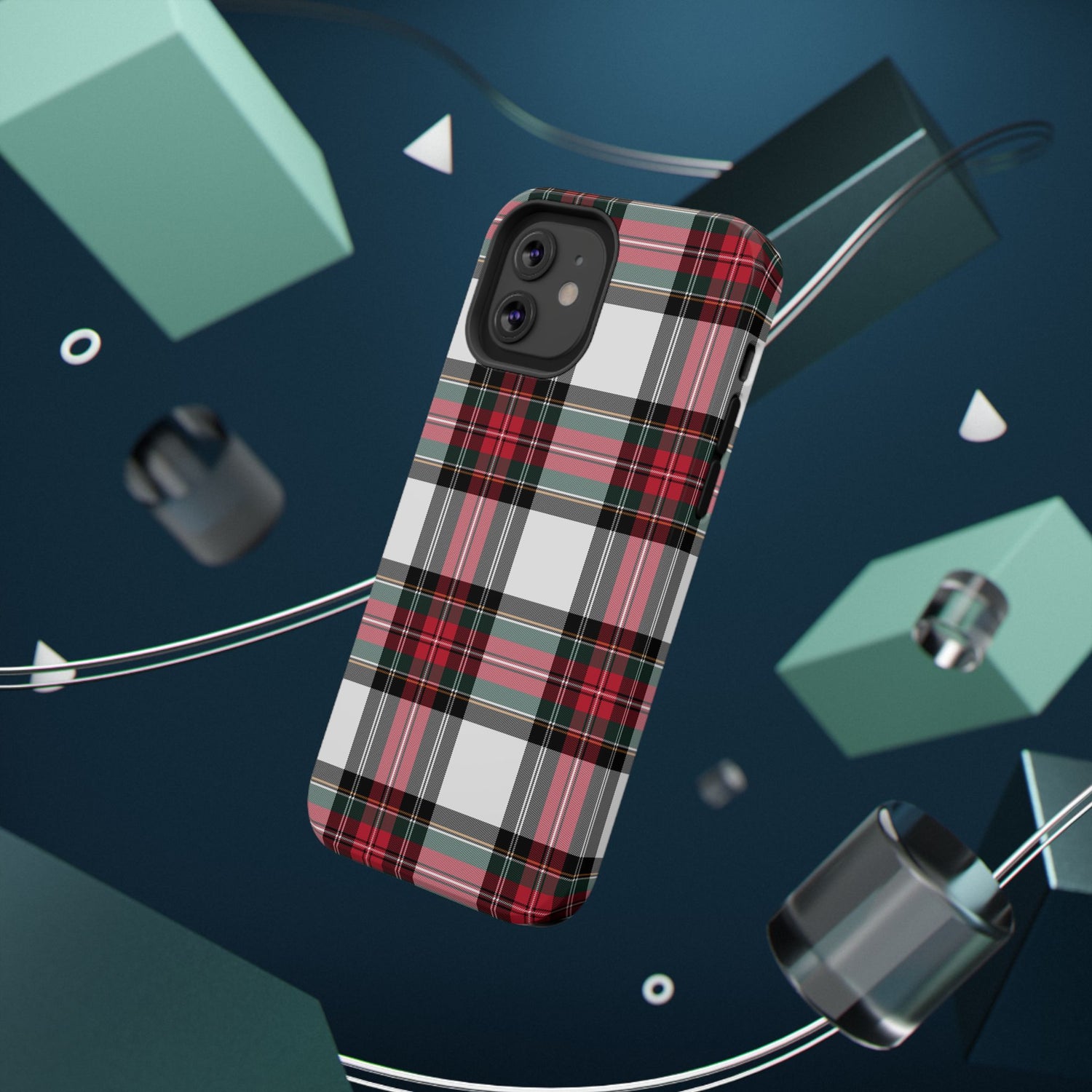 New Tartan Christmas Plaid Impact-Resistant Cases, iPhone, Samsung