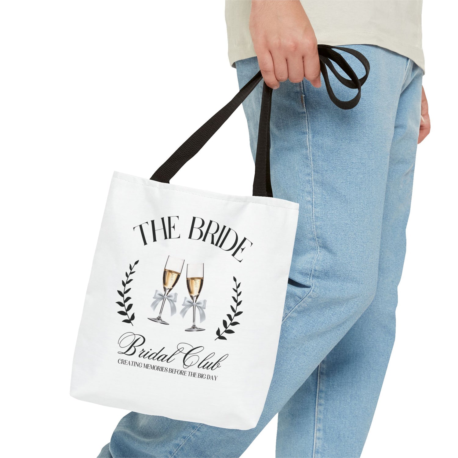 Bridal Club Tote Bag, Wedding Tote, Bride's Party Bag, Bridal Shower Gift, Hen Do Accessory