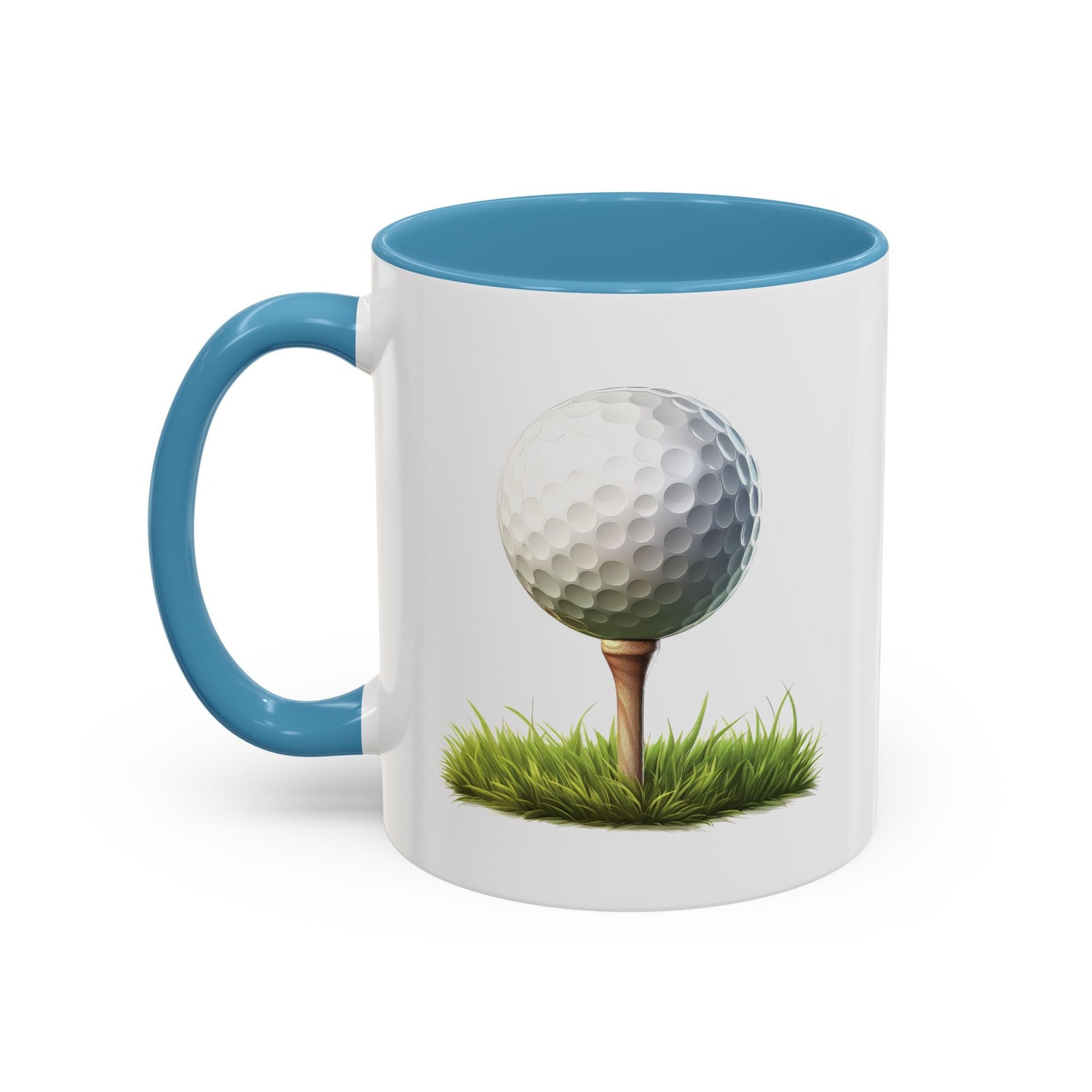 Golf Lover's Accent Coffee Mug - Perfect Gift for Golfers, Tee Time Enthusiasts, Sports Coffee Mug, Fun Golf Decor, Unique Golf Gifts