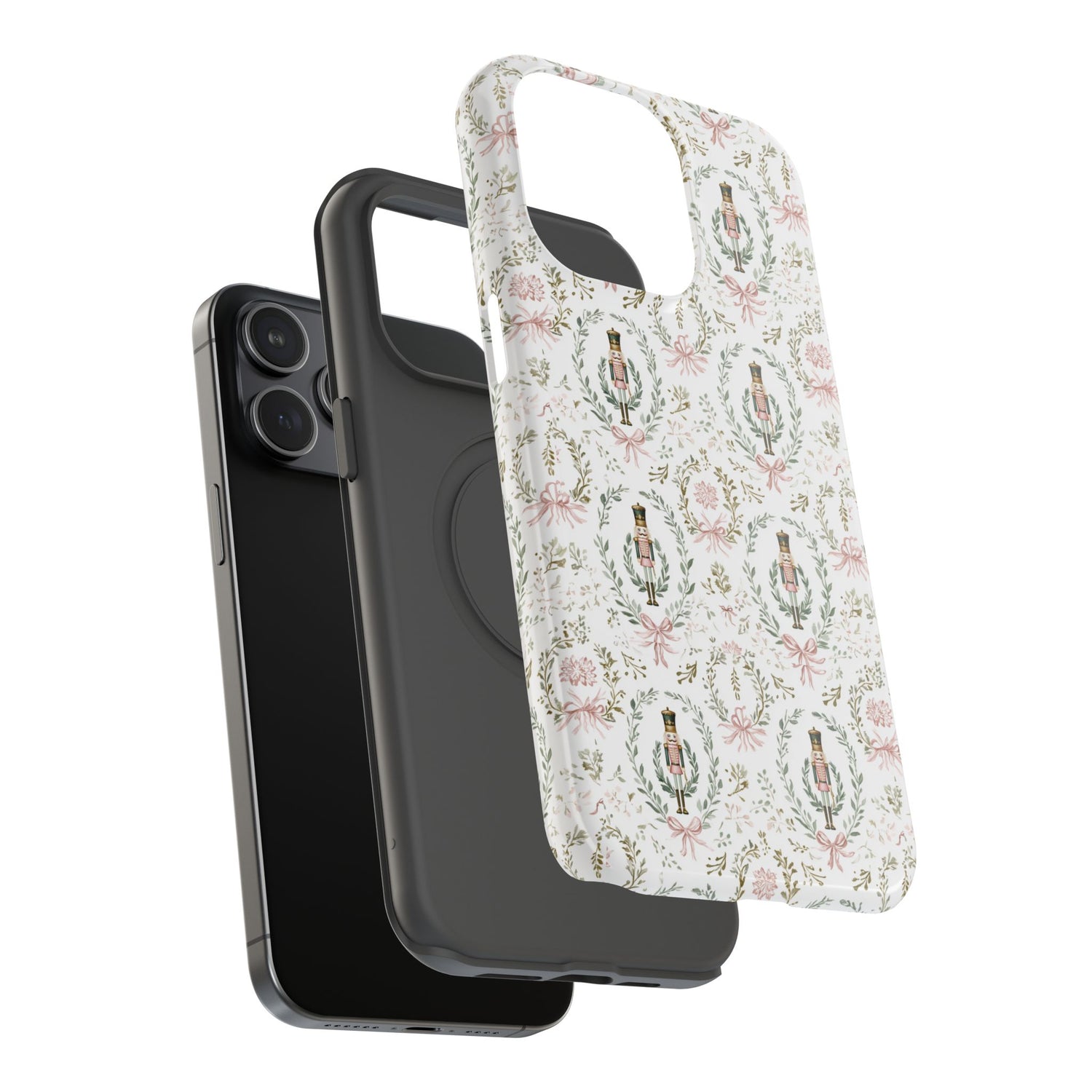 Impact-Resistant Phone Case- Nutcracker Floral