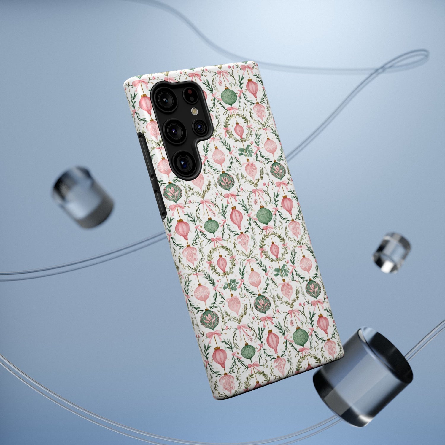 Holiday Ornaments Impact-Resistant Phone Case, iPhone, Samsung