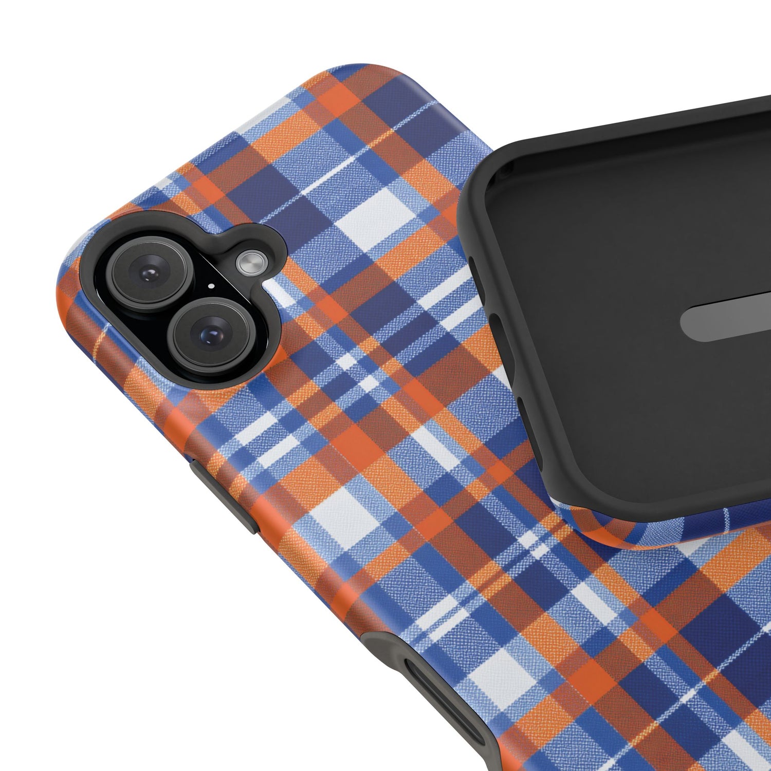 Impact-Resistant Phone Case- Florida Plaid