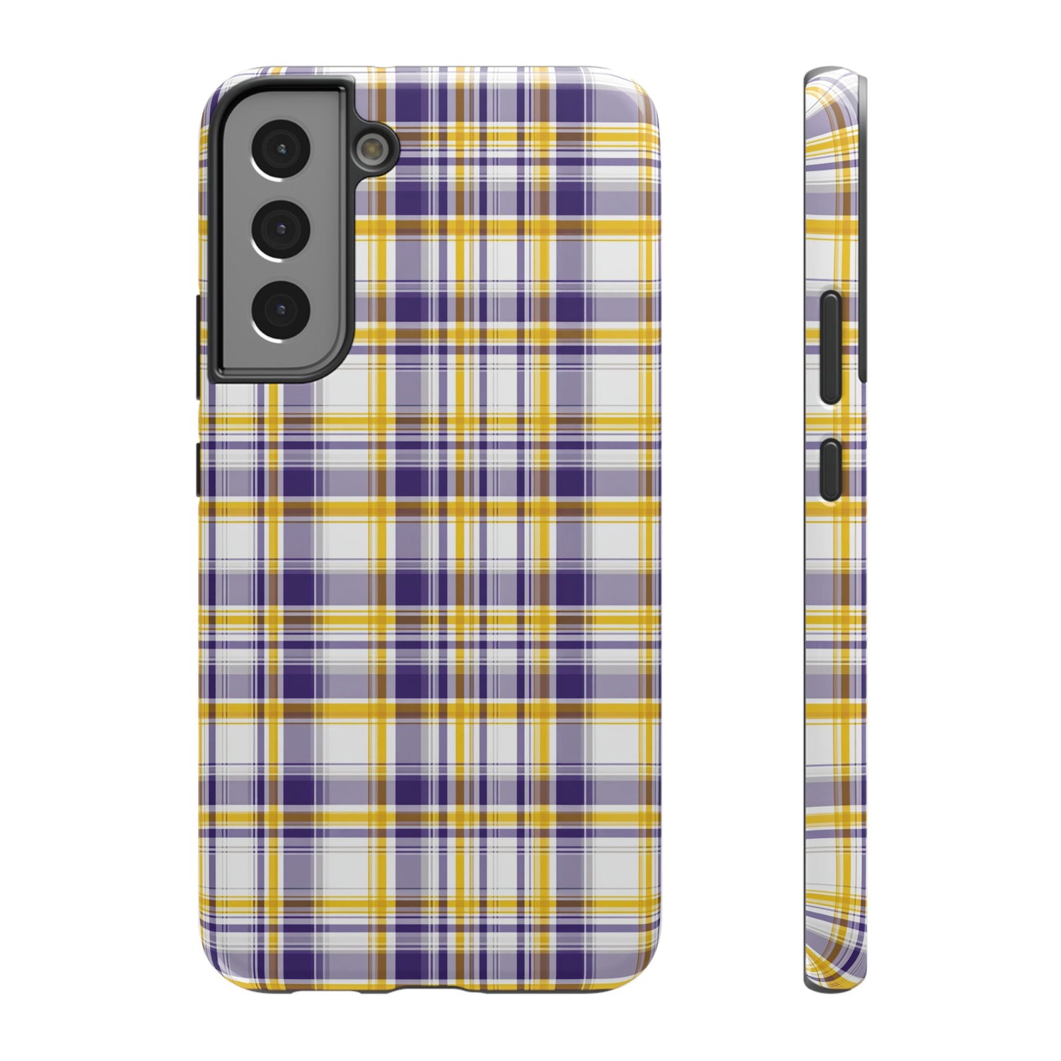 Louisiana Plaid Impact-Resistant Phone Case
