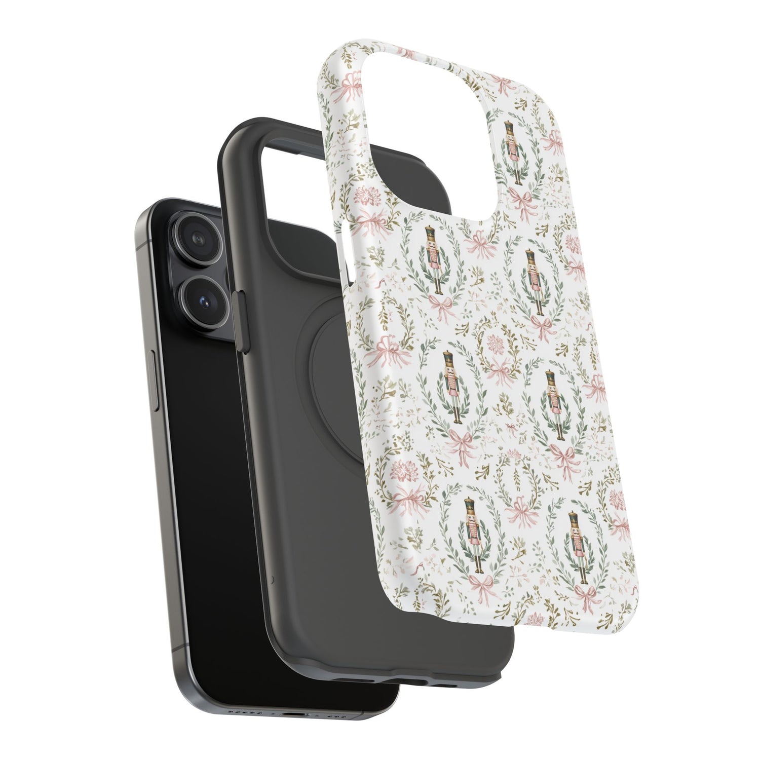 Impact-Resistant Phone Case- Nutcracker Floral