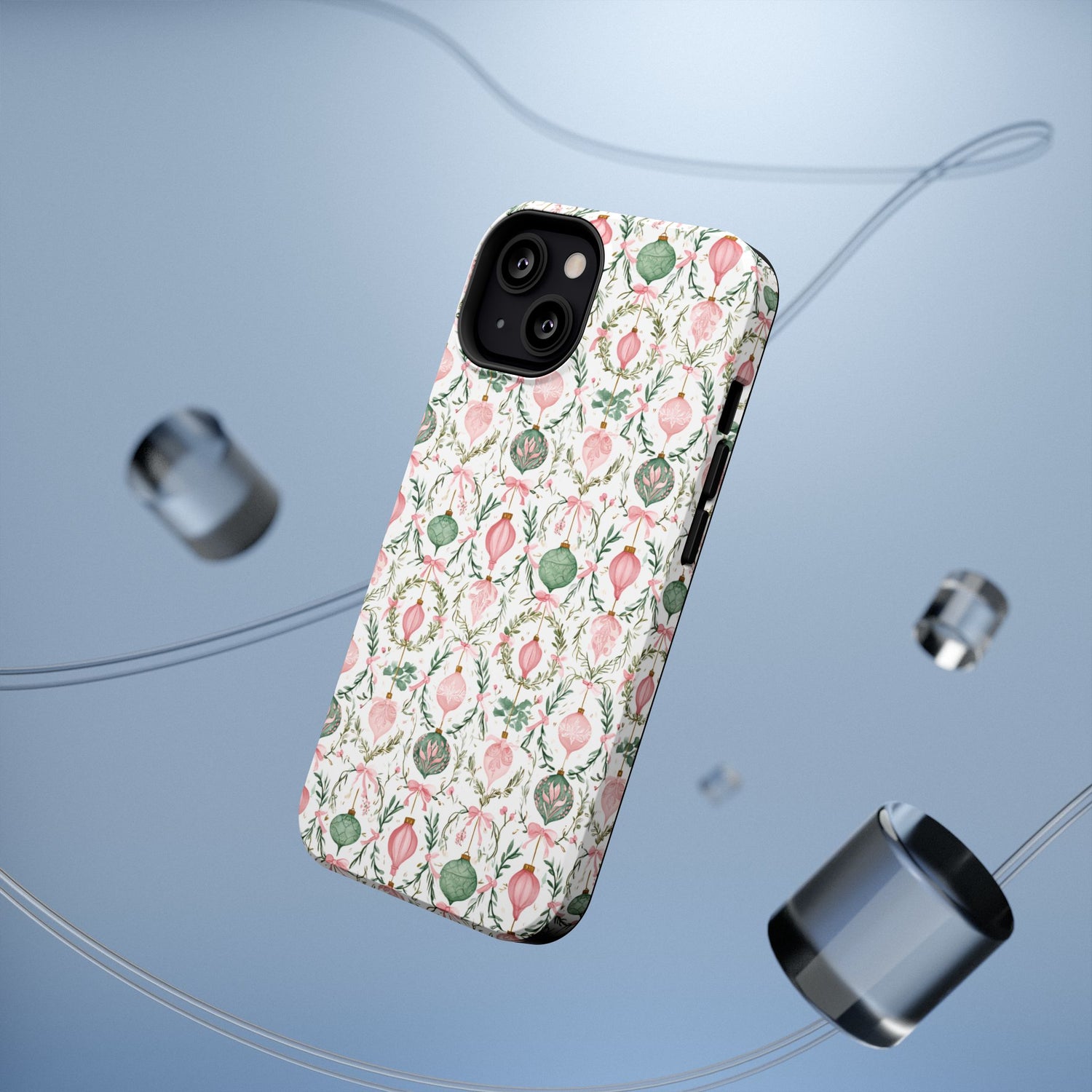 Holiday Ornaments Impact-Resistant Phone Case, iPhone, Samsung