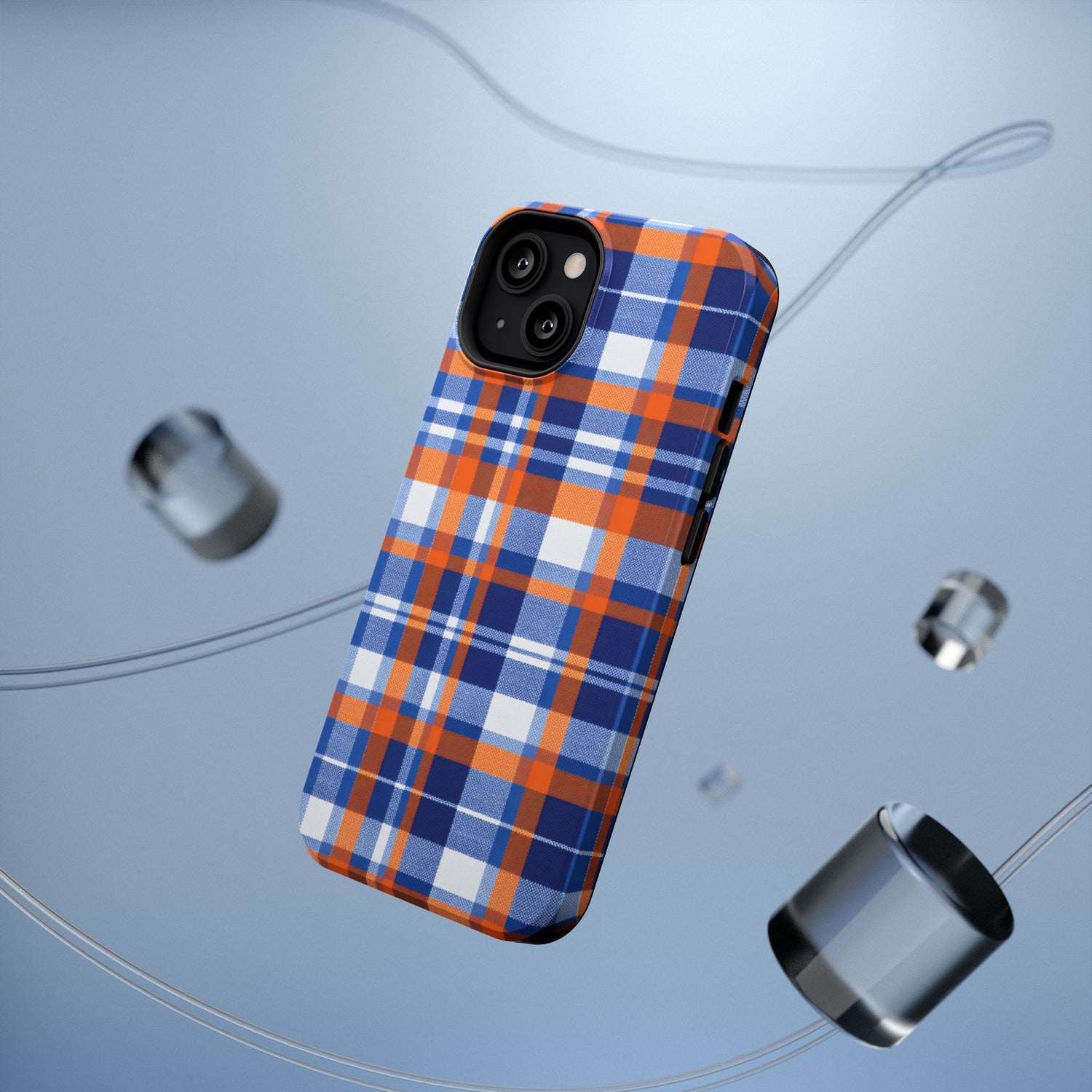Impact-Resistant Phone Case- Florida Plaid