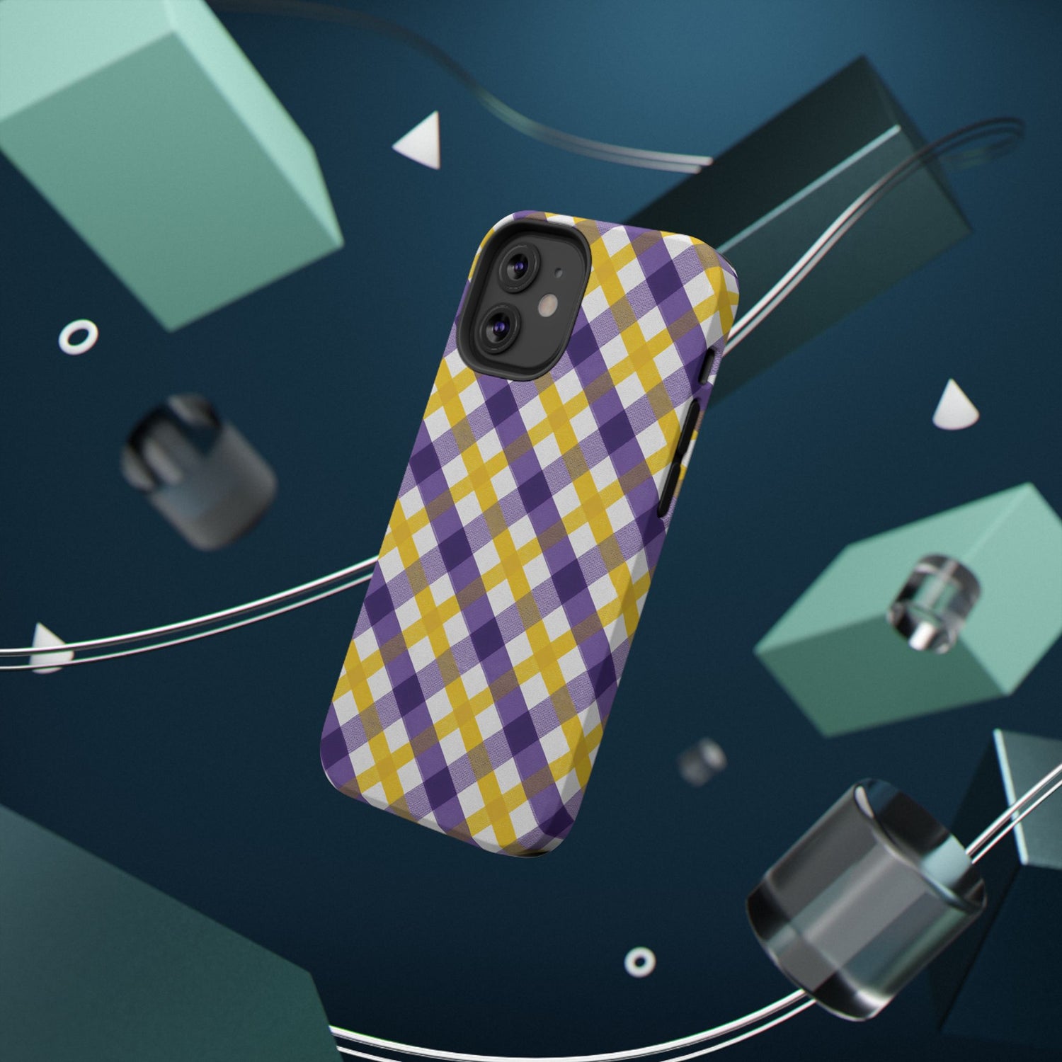 Phone Case | Impact-Resistant Louisiana Plaid
