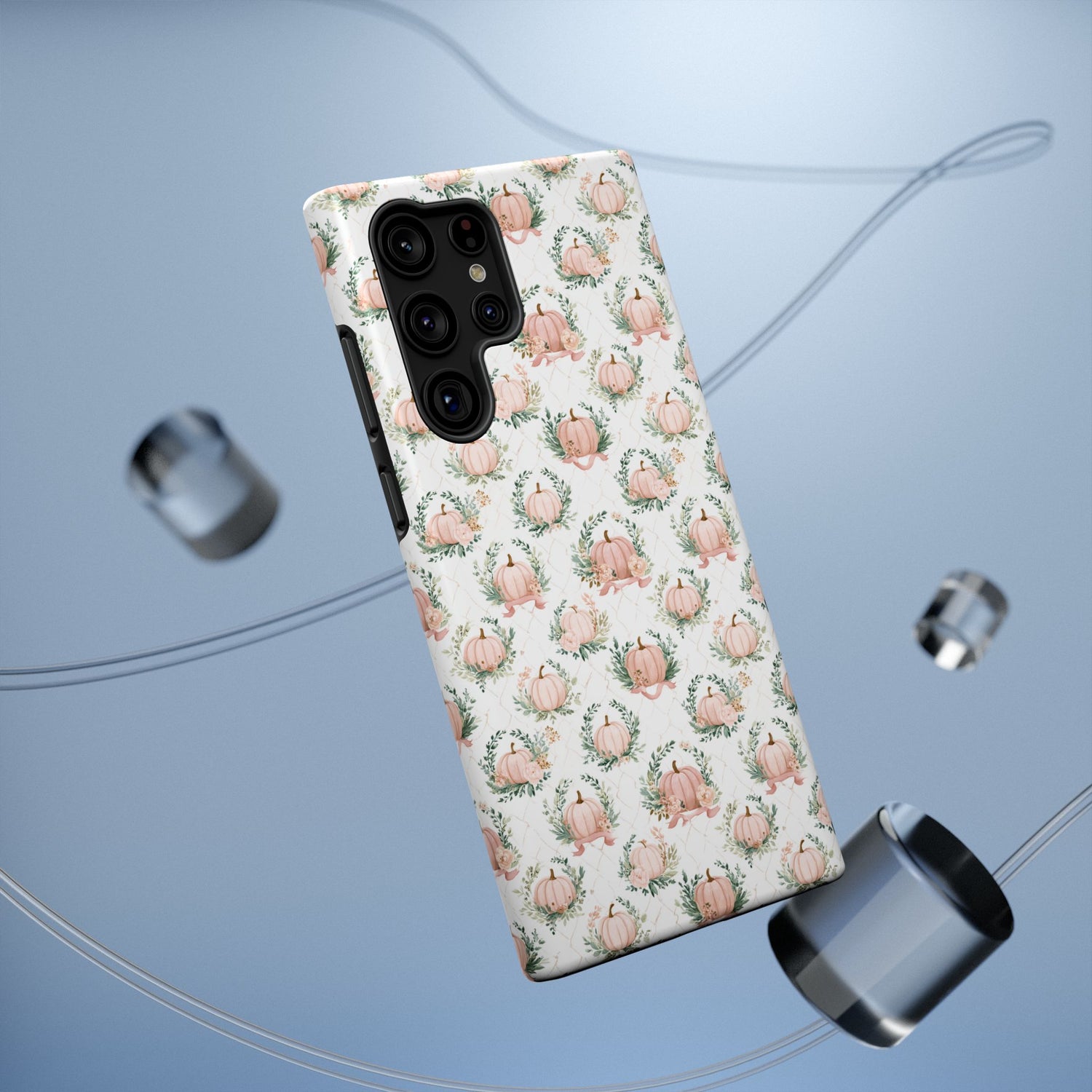 Elegant Pumpkin Impact-Resistant Phone Case, iPhone, Samsung