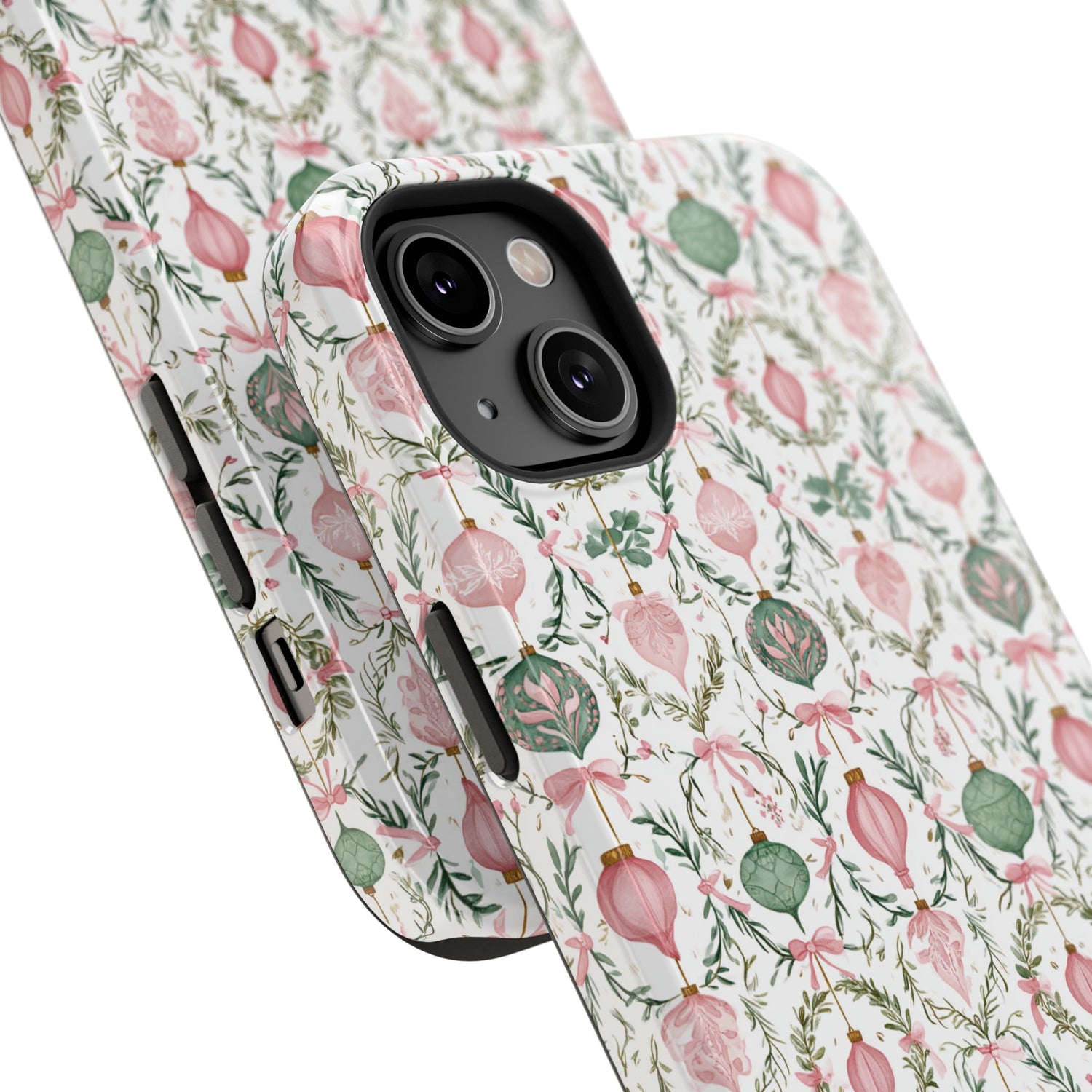 Holiday Ornaments Impact-Resistant Phone Case, iPhone, Samsung