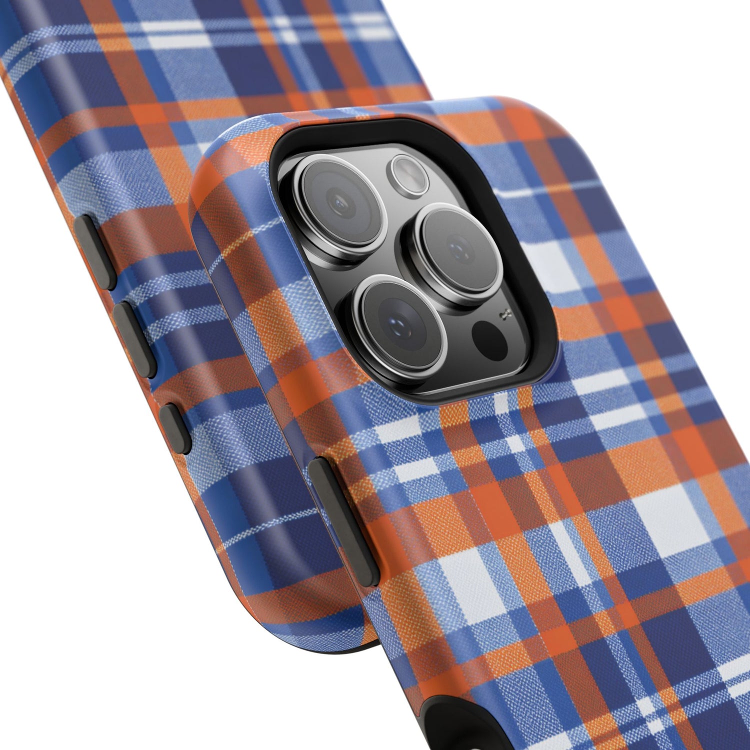 Impact-Resistant Phone Case- Florida Plaid