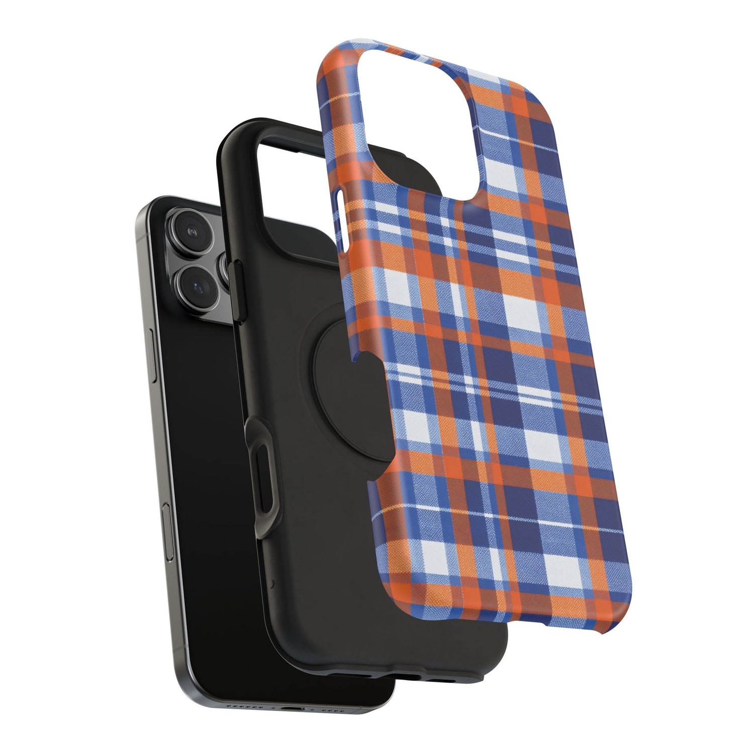 Impact-Resistant Phone Case- Florida Plaid