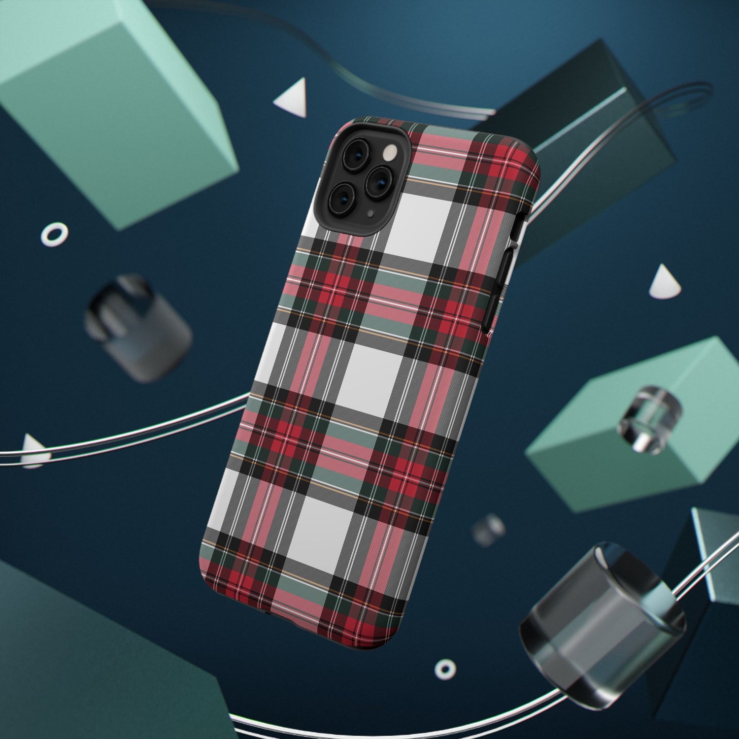 New Tartan Christmas Plaid Impact-Resistant Cases, iPhone, Samsung