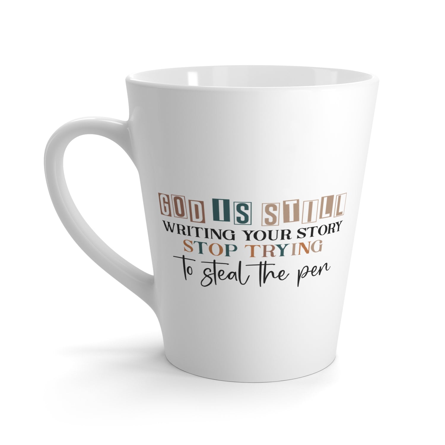 Inspirational Double-Sided  Latte Mug, 12oz