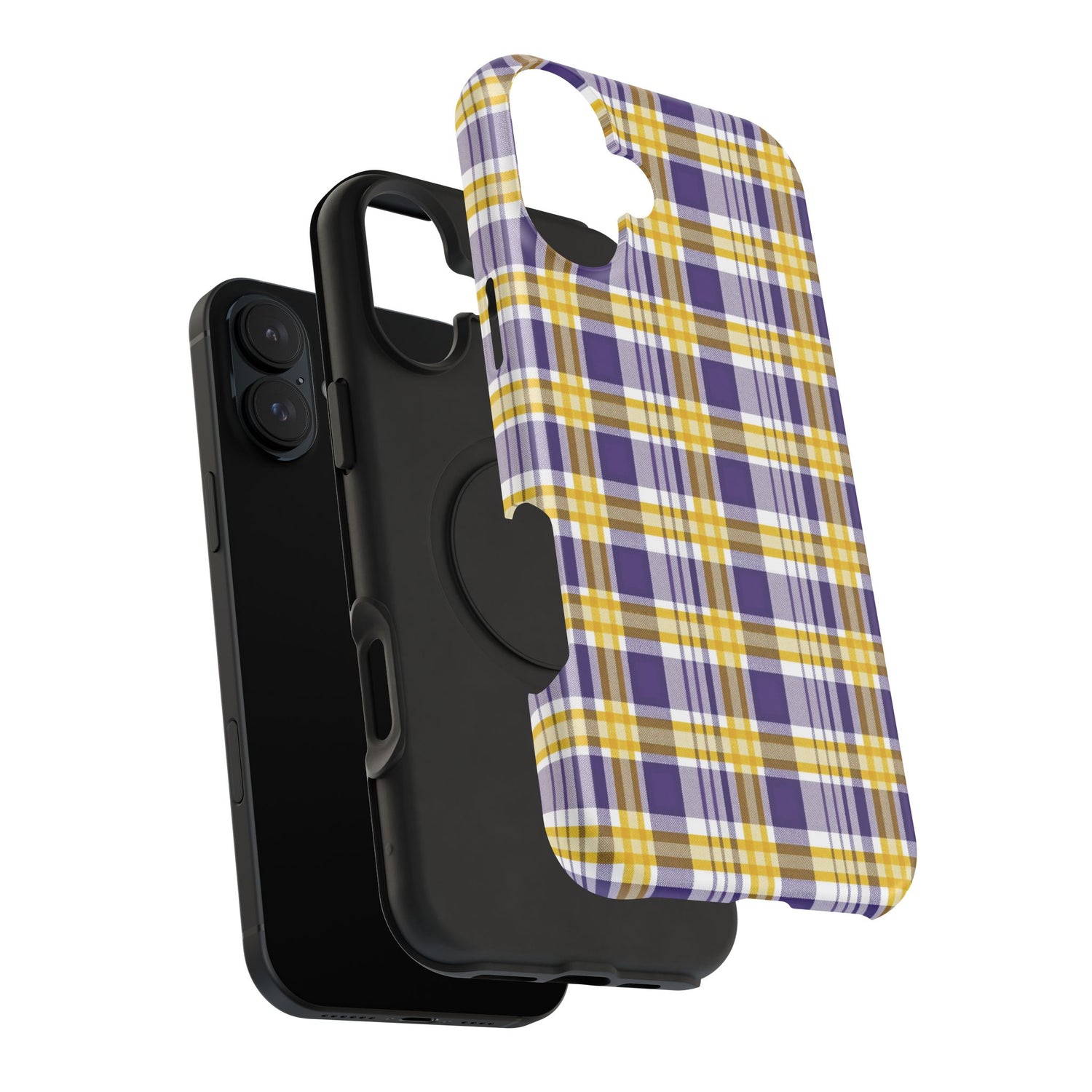 Impact-Resistant Phone Case- Louisiana Plaid