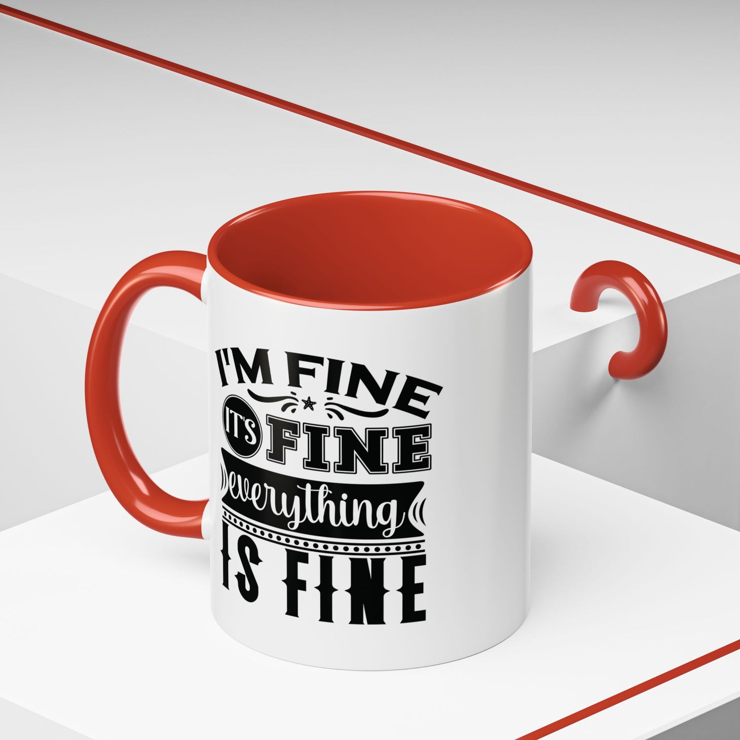 Im Fine Mug/Funny Accent Coffee Mug (11, 15oz)/Everything's Fine Mug/Gifts for him/her/Unique Coffee Mug/Tea