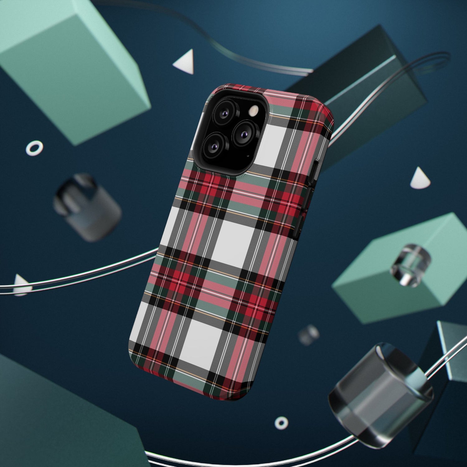 New Tartan Christmas Plaid Impact-Resistant Cases, iPhone, Samsung