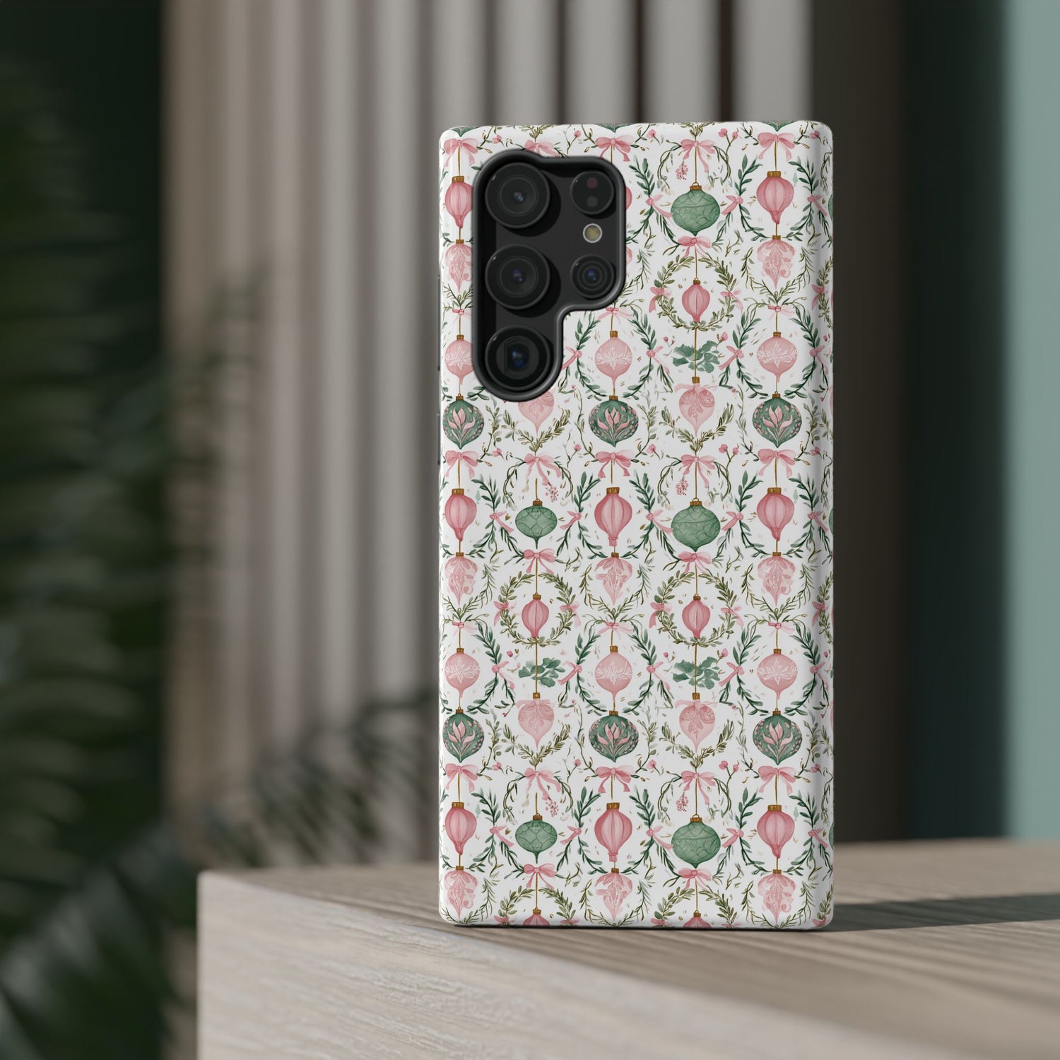 Holiday Ornaments Impact-Resistant Phone Case, iPhone, Samsung