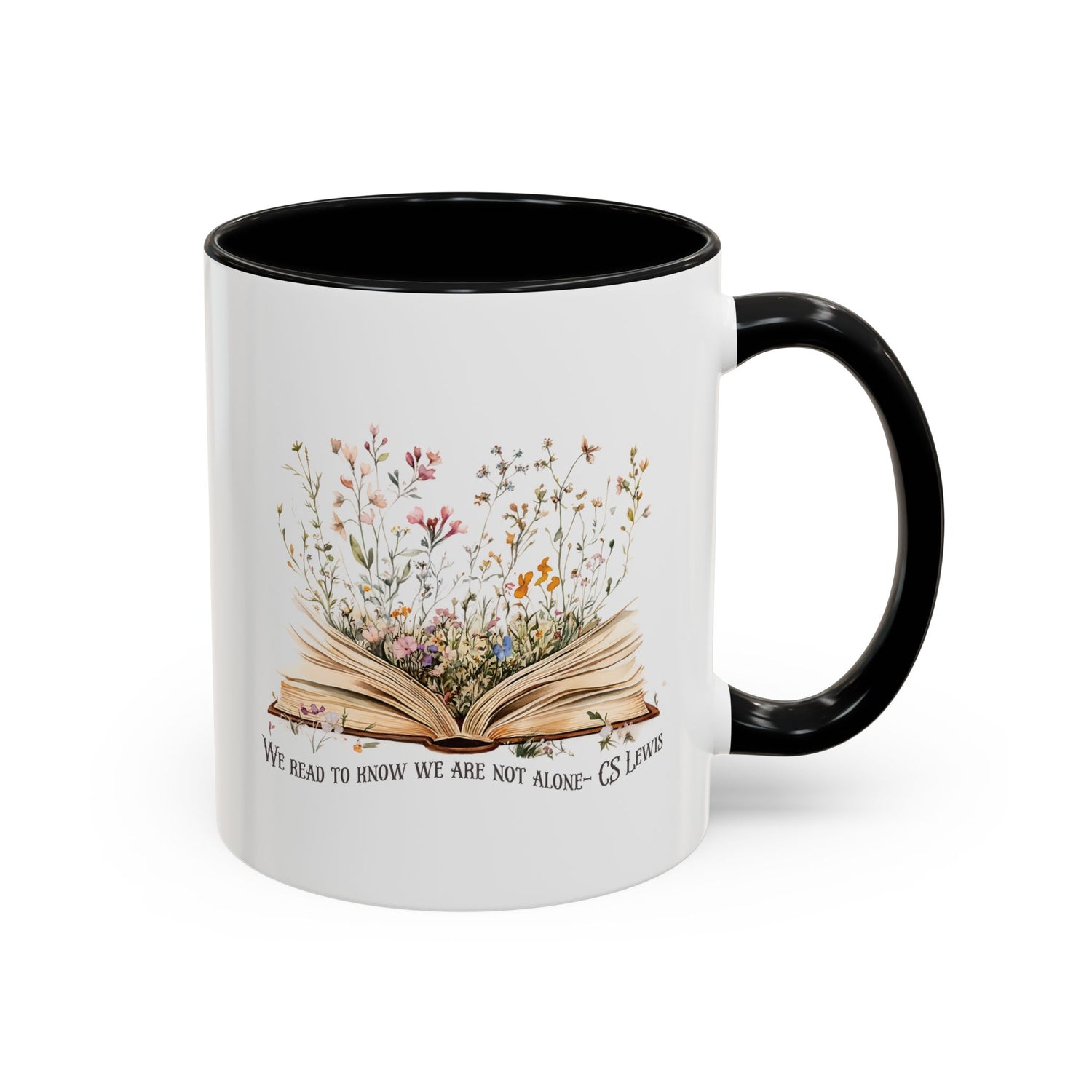 Reading Quote Accent Coffee Mug