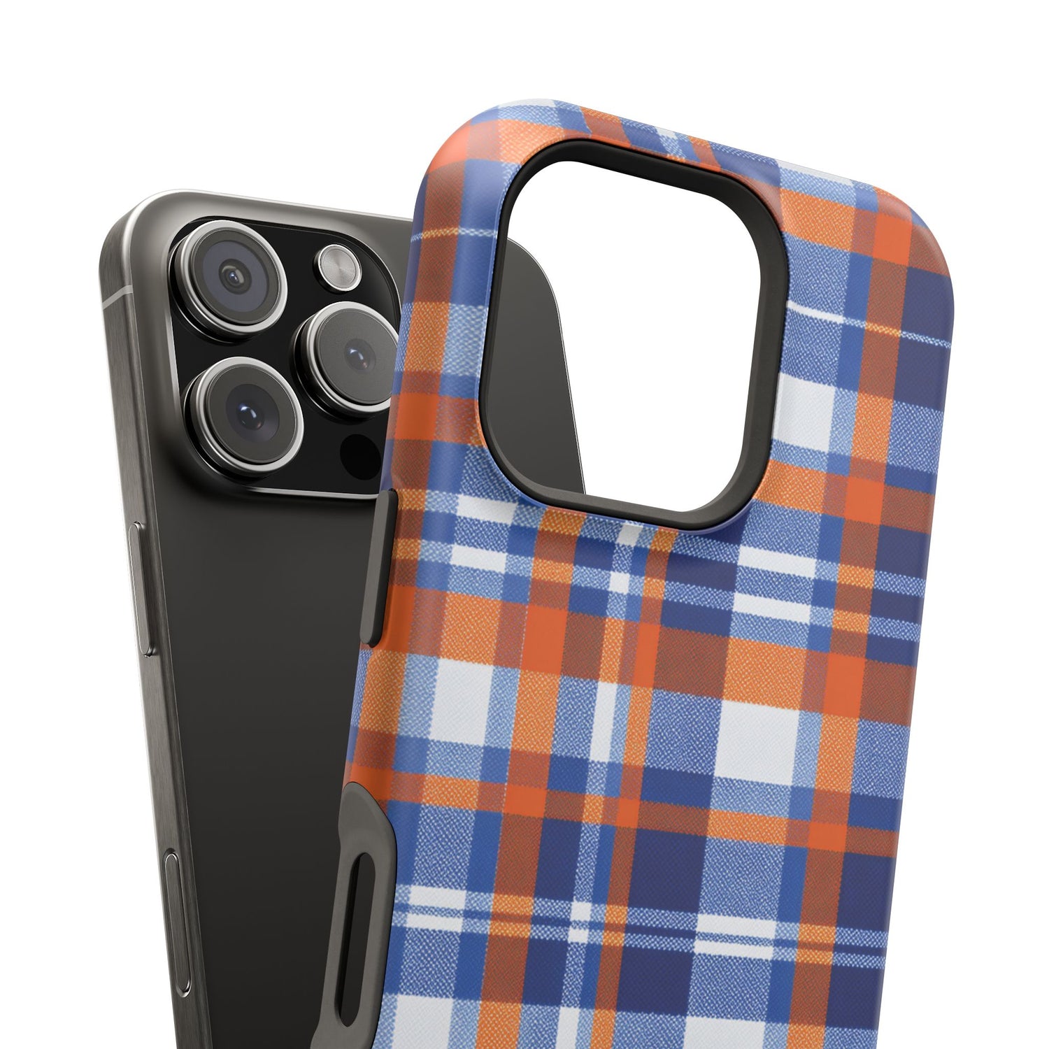Impact-Resistant Phone Case- Florida Plaid