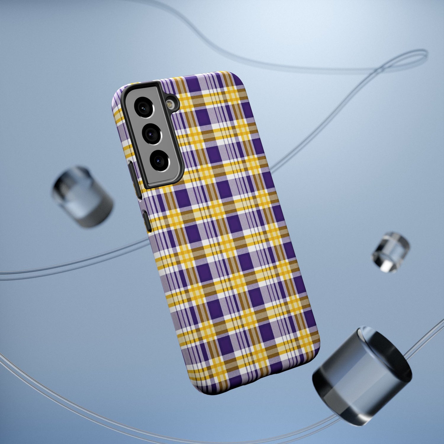 Impact-Resistant Phone Case- Louisiana Plaid