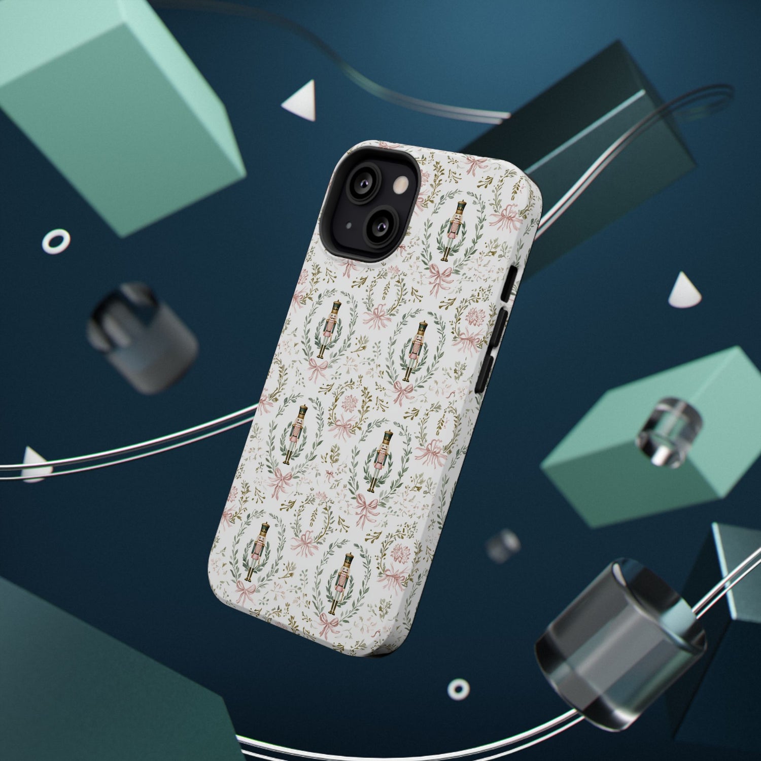 Impact-Resistant Phone Case- Nutcracker Floral