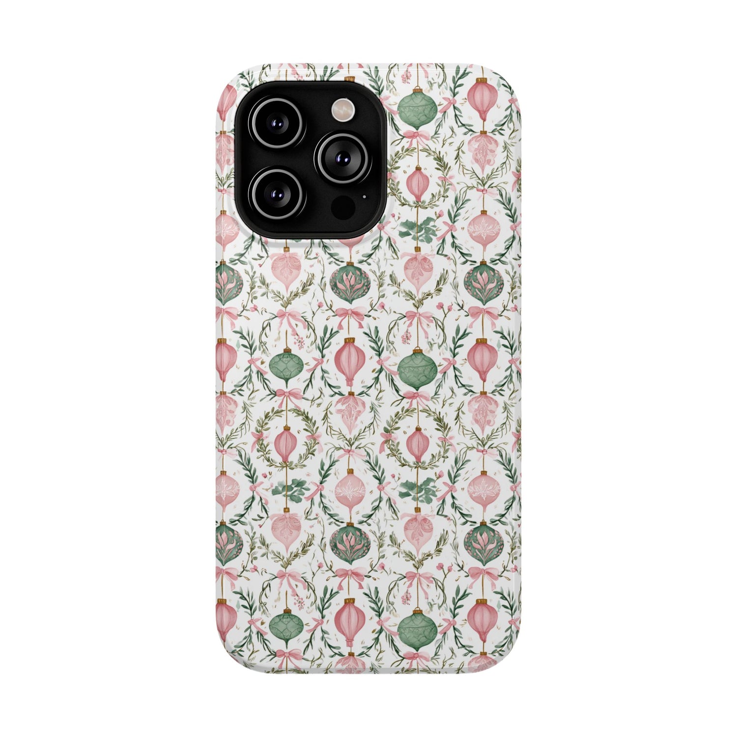 Holiday Ornaments Impact-Resistant Phone Case, iPhone, Samsung