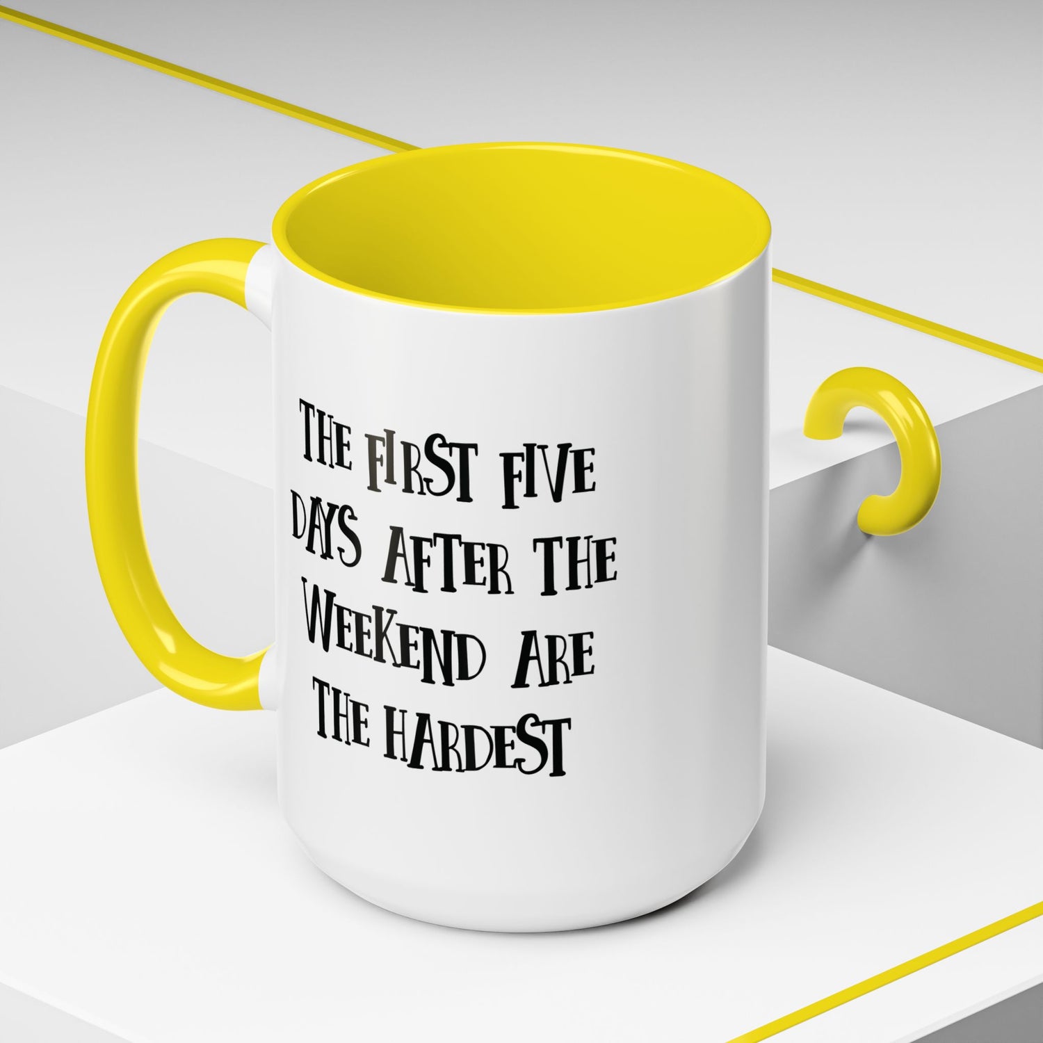 Motivational Coffee Mug, Cute Coffee Cup, Office Humor Mug, Gift for Her, Inspirational Tea Mug, Weekend Recovery Cup