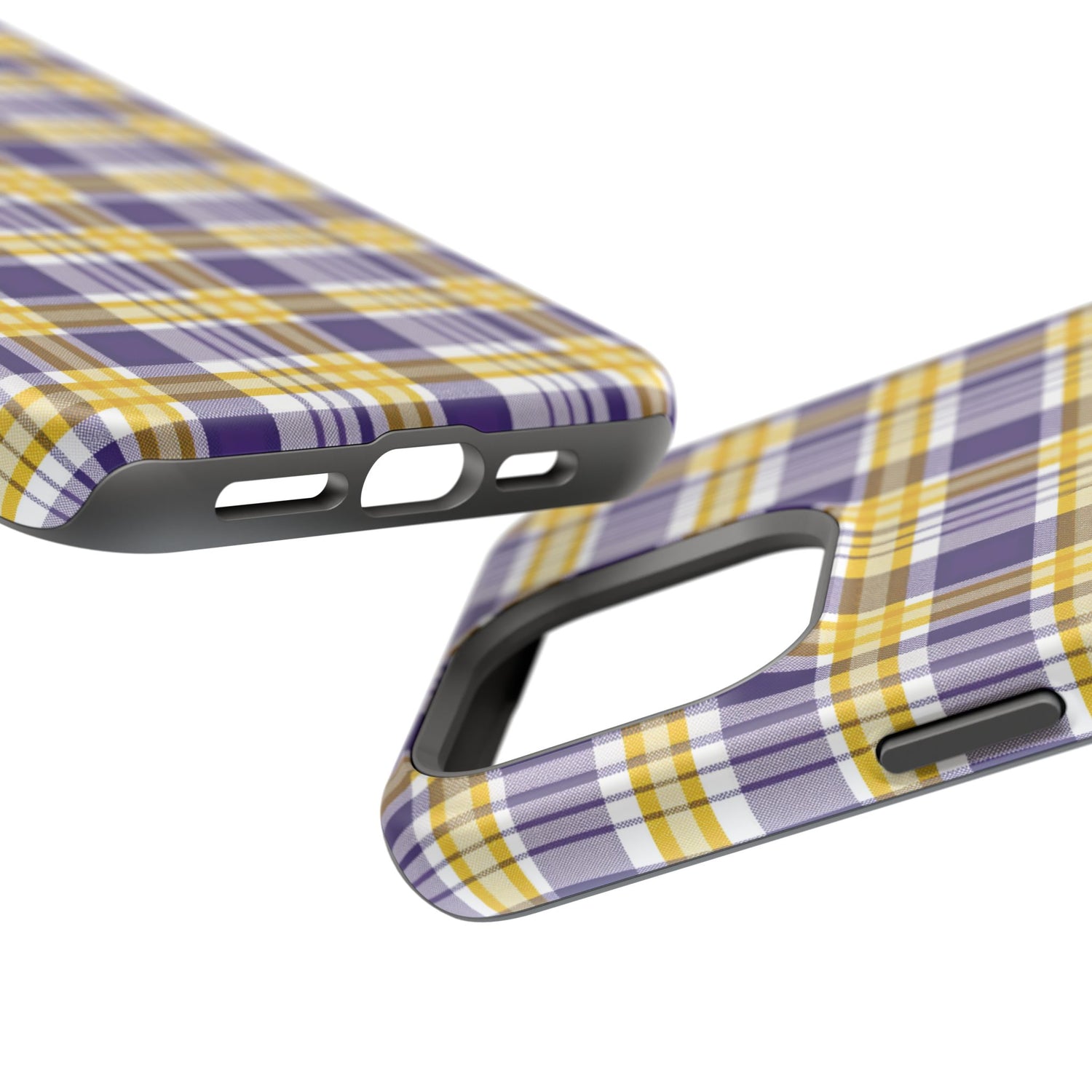 Impact-Resistant Phone Case- Louisiana Plaid