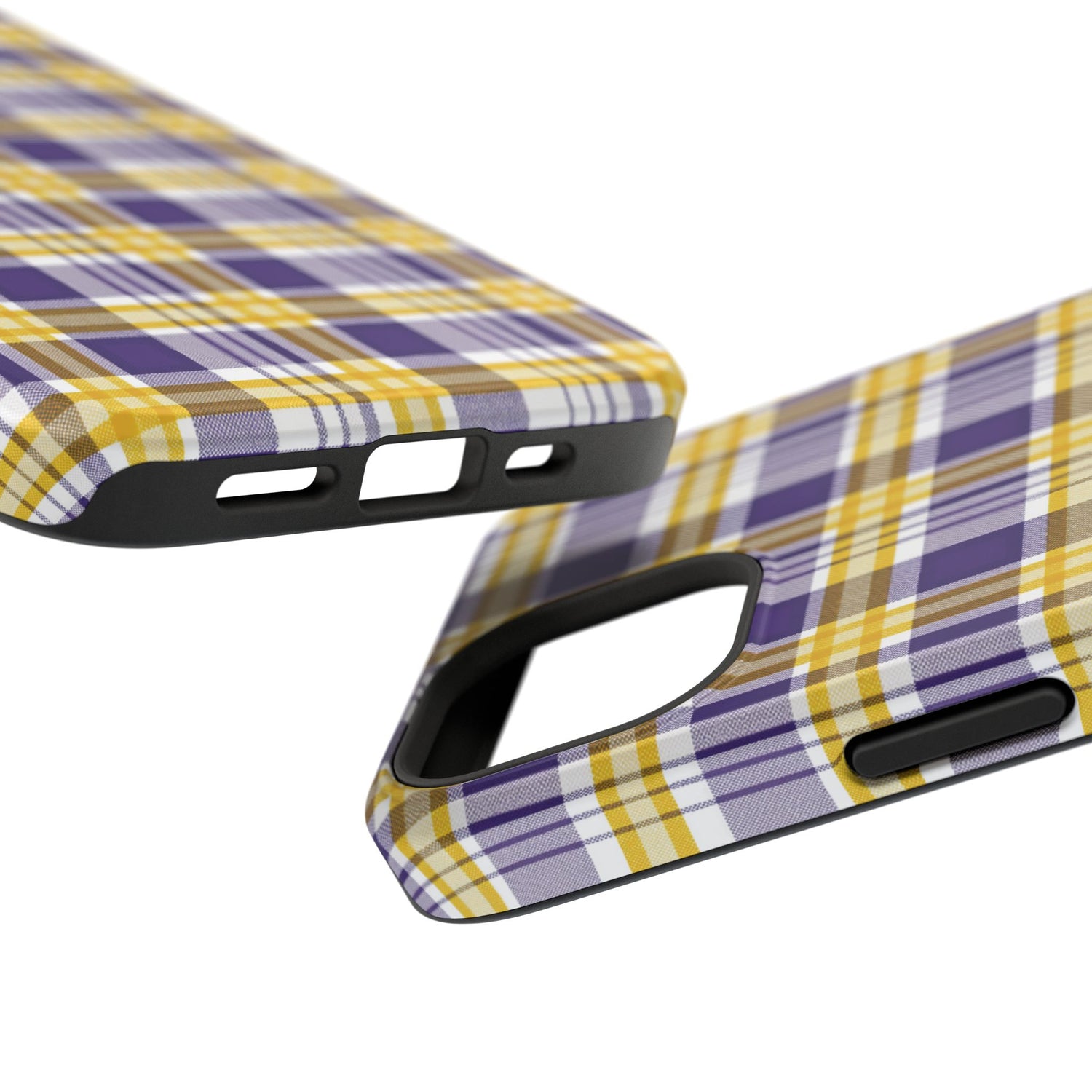 Impact-Resistant Phone Case- Louisiana Plaid