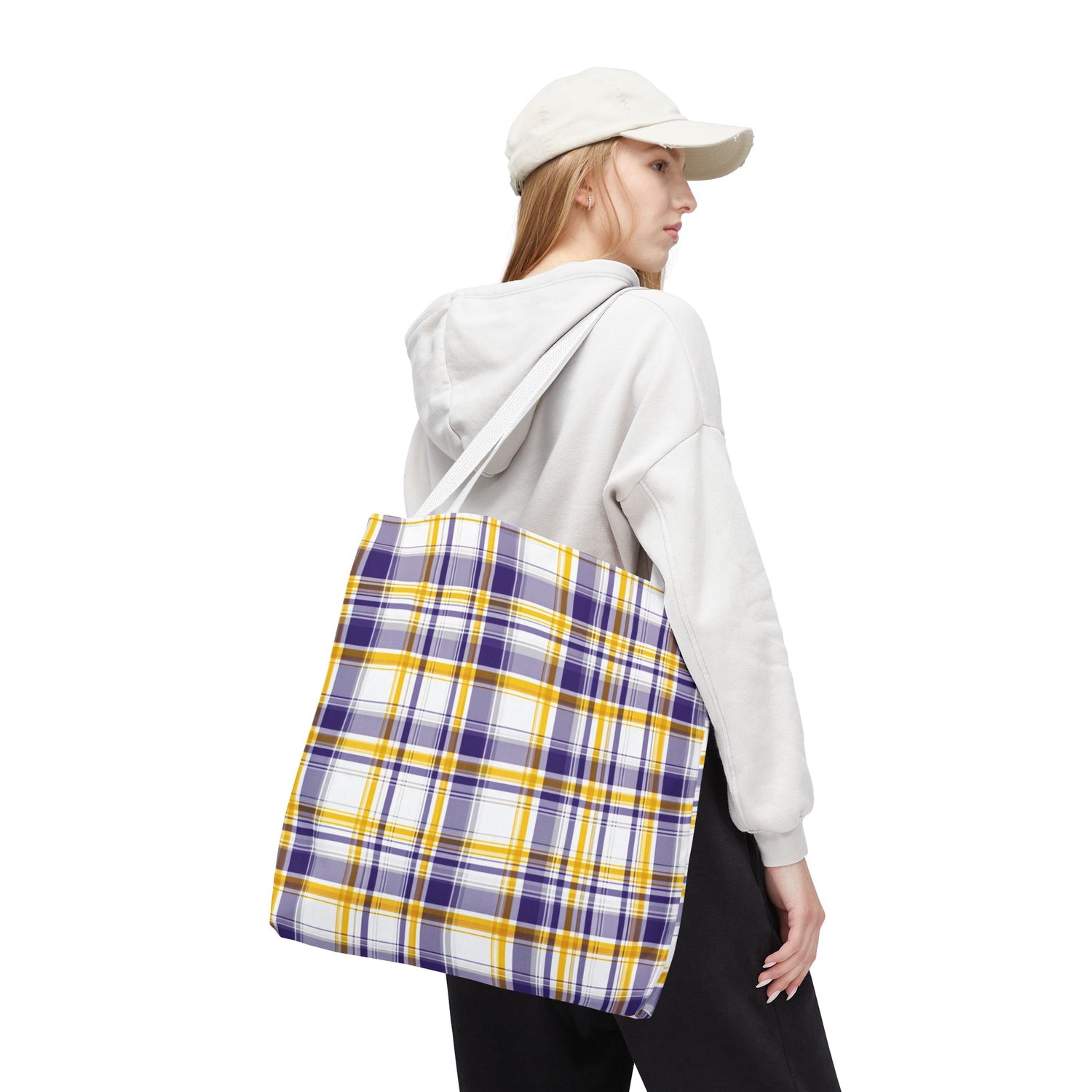 Louisiana Plaid Tote Bag Available in 3 sizes